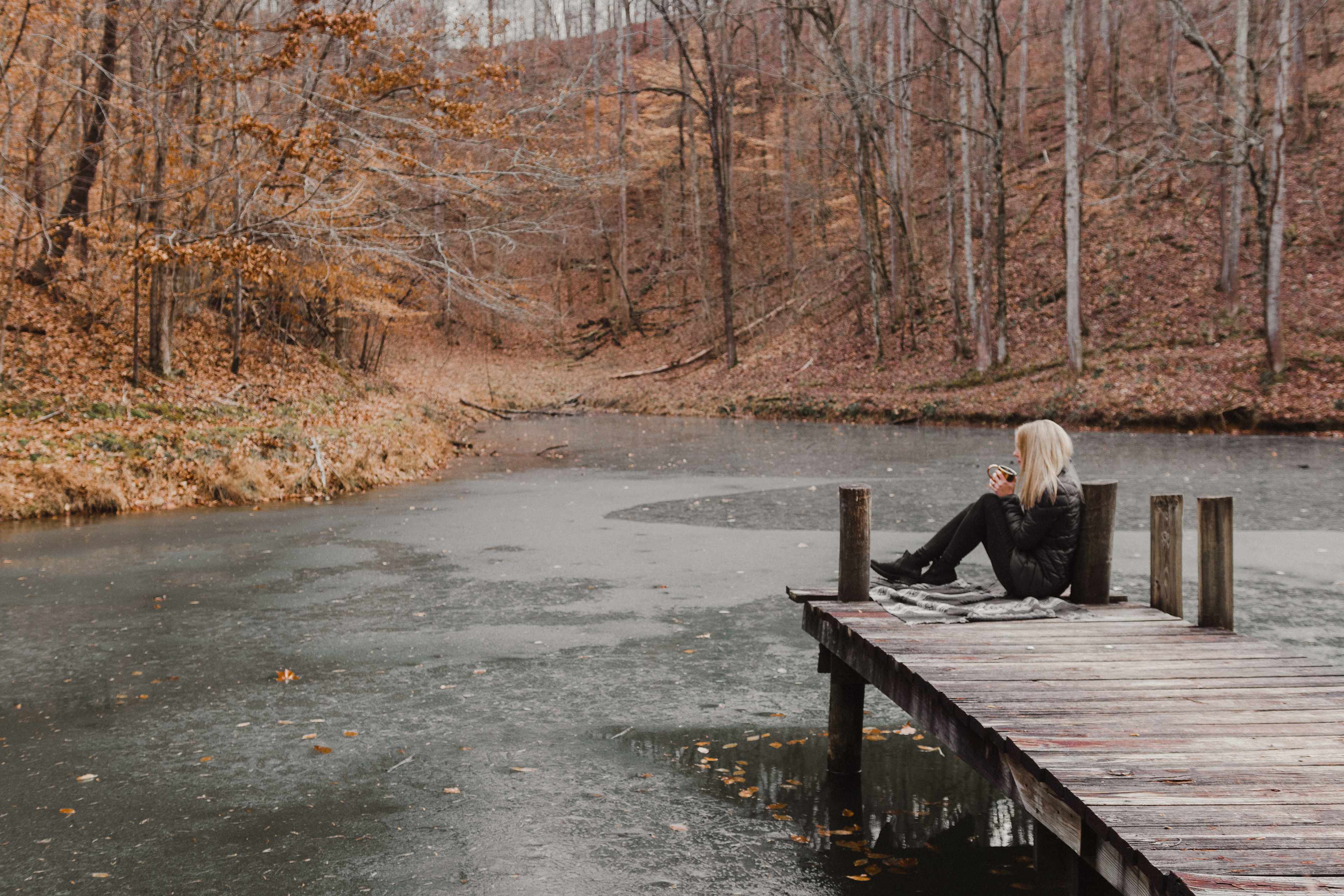 This is a quiet scenic spot above the farm