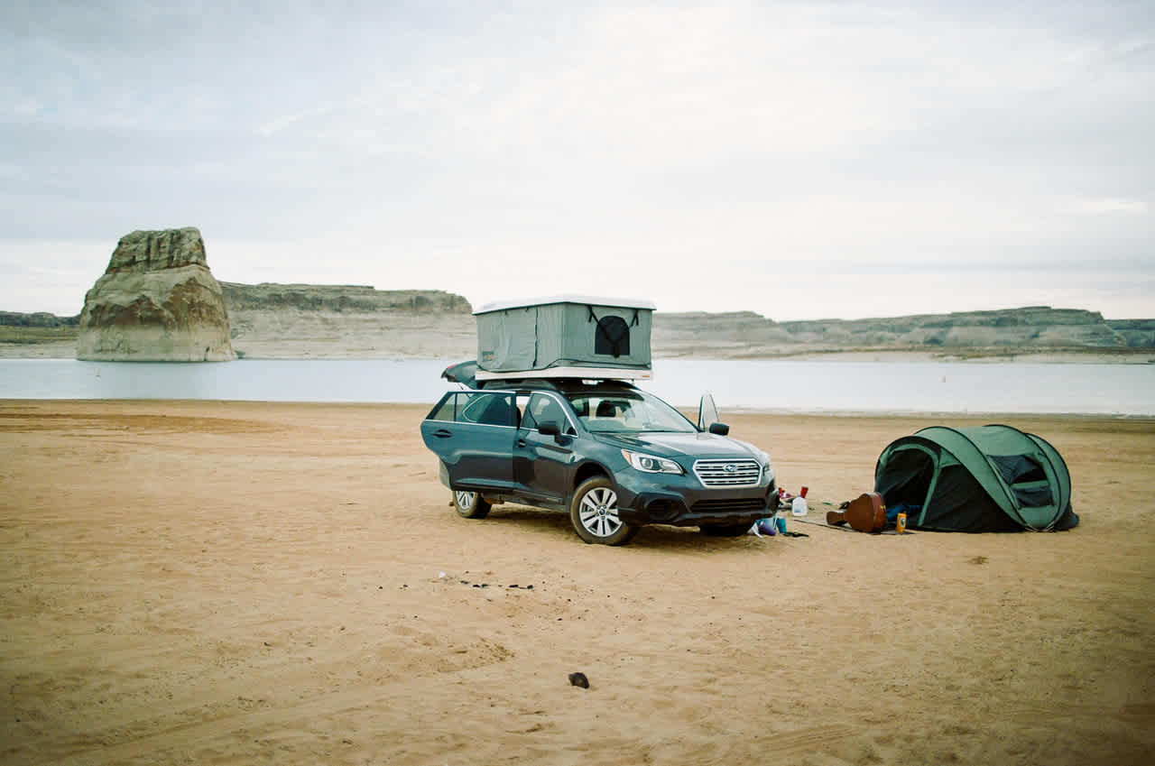 Lone Rock Beach Primitive Camping