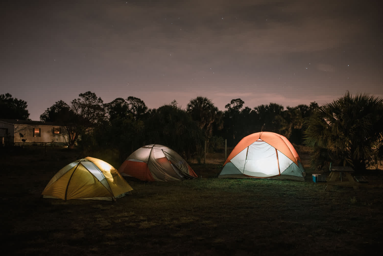Plenty of room for tents.