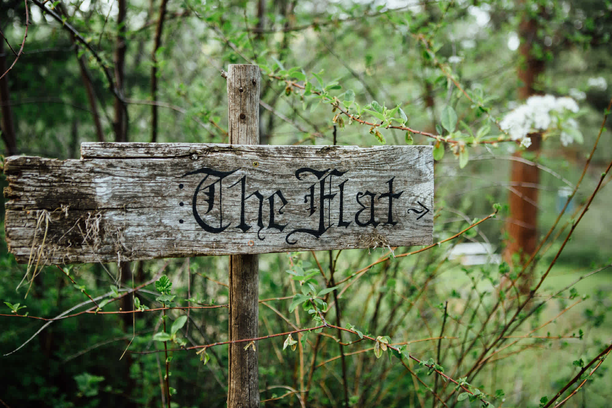 Signage directing your way. 