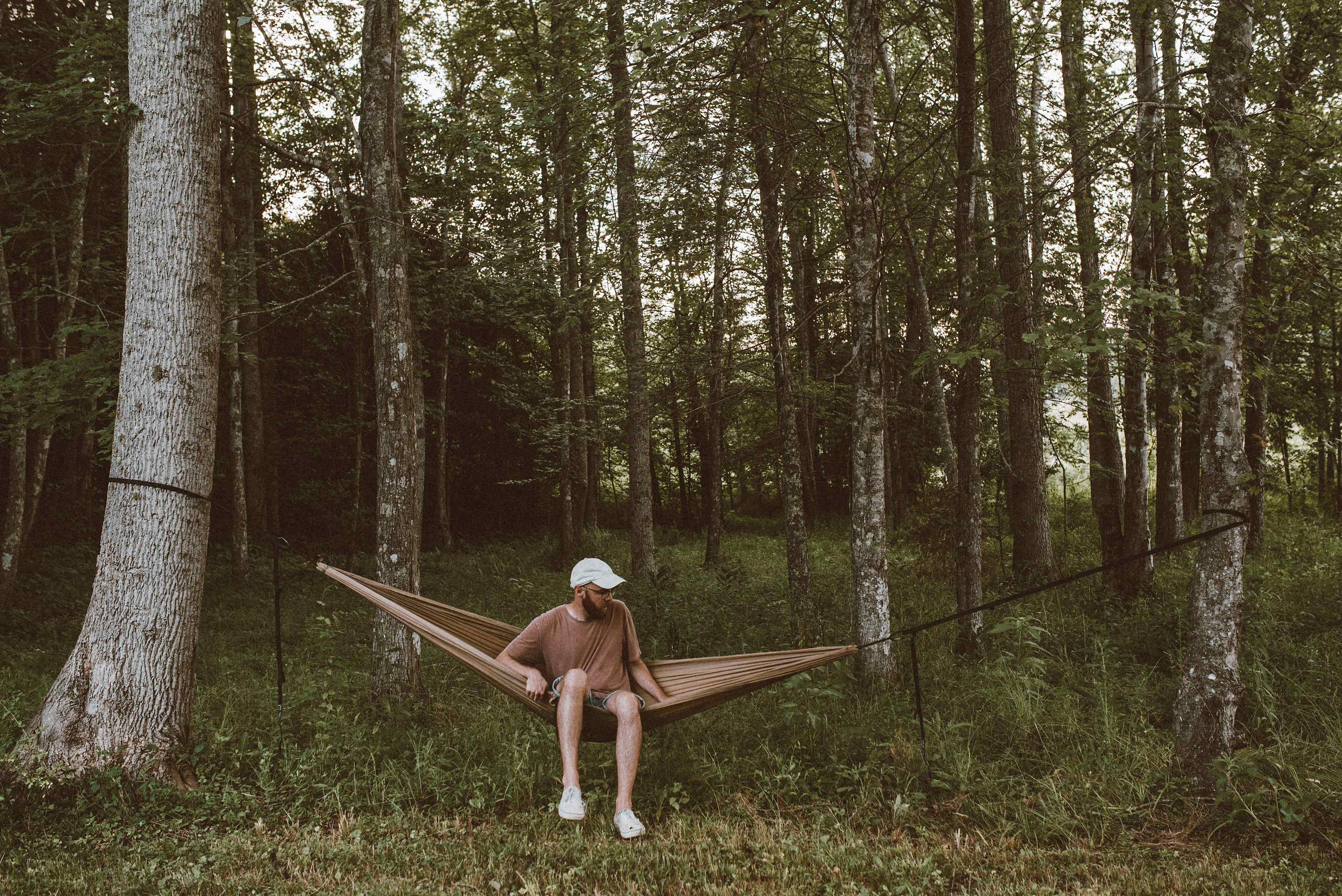 Little grove of trees was a perfect place to set up the hammock.