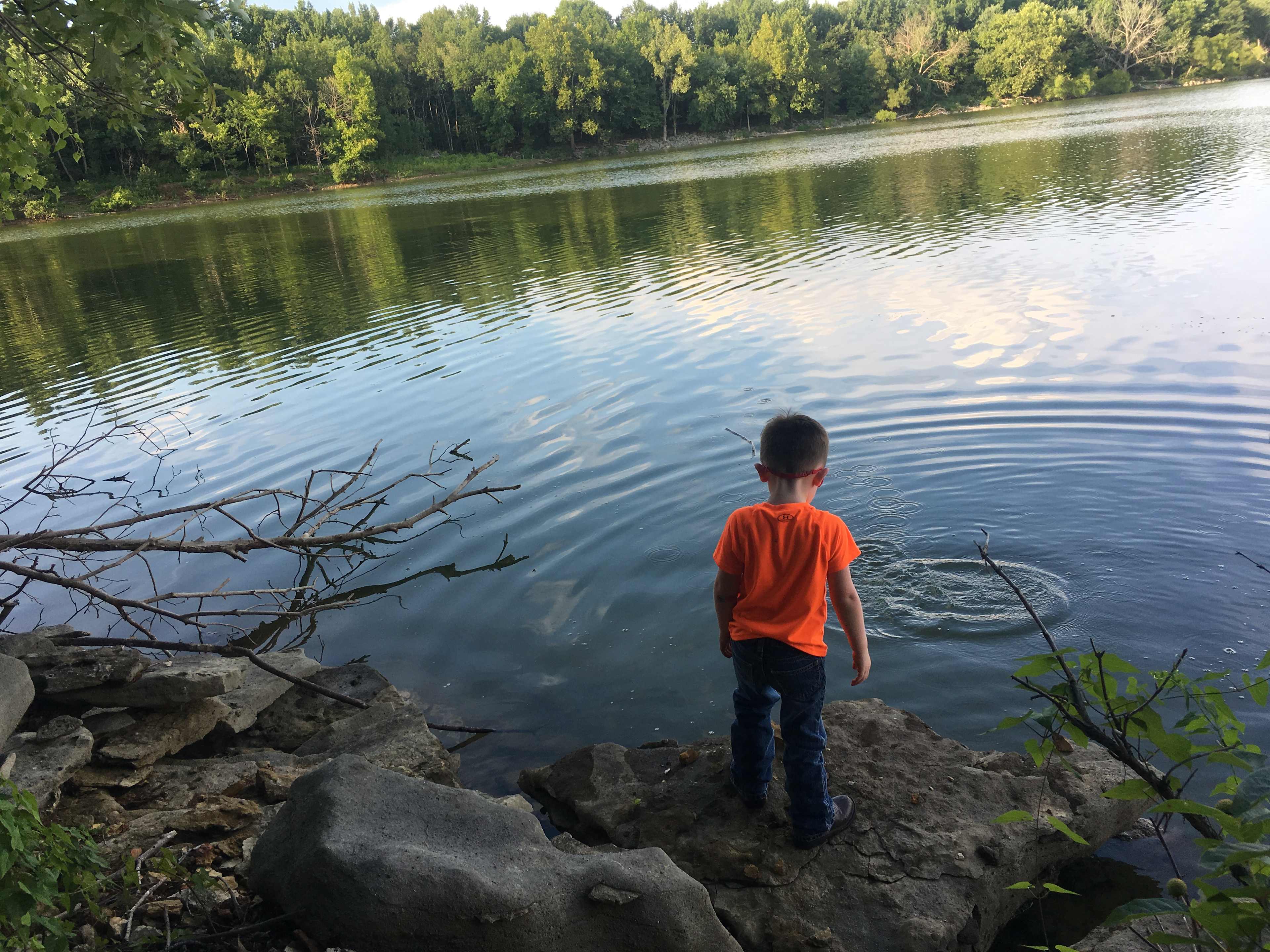 Fish, skip rocks, kayak, or just relax by the waters edge
