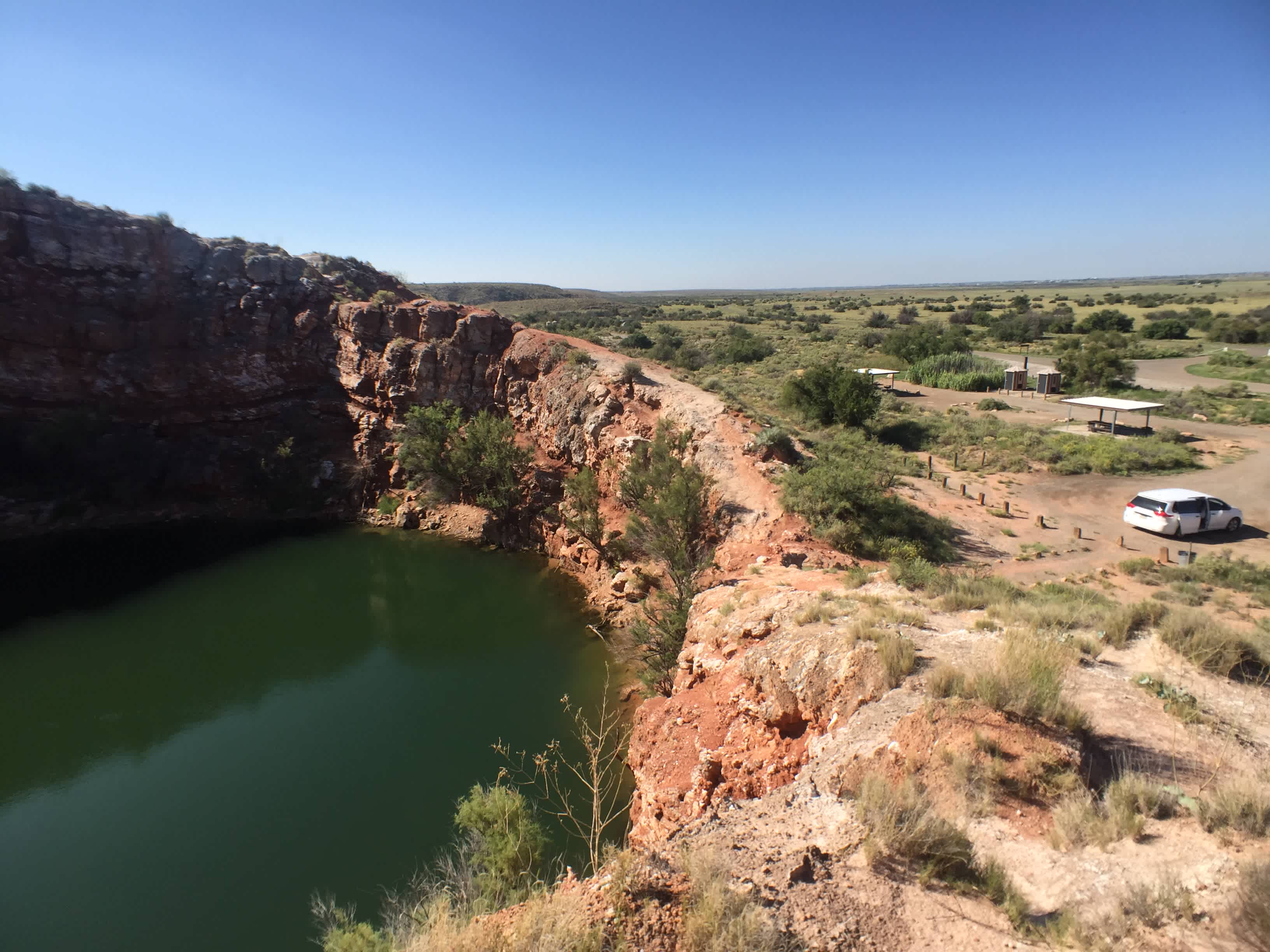 Definitely hike around the bottomless lakes, and read about the history of the formations. 