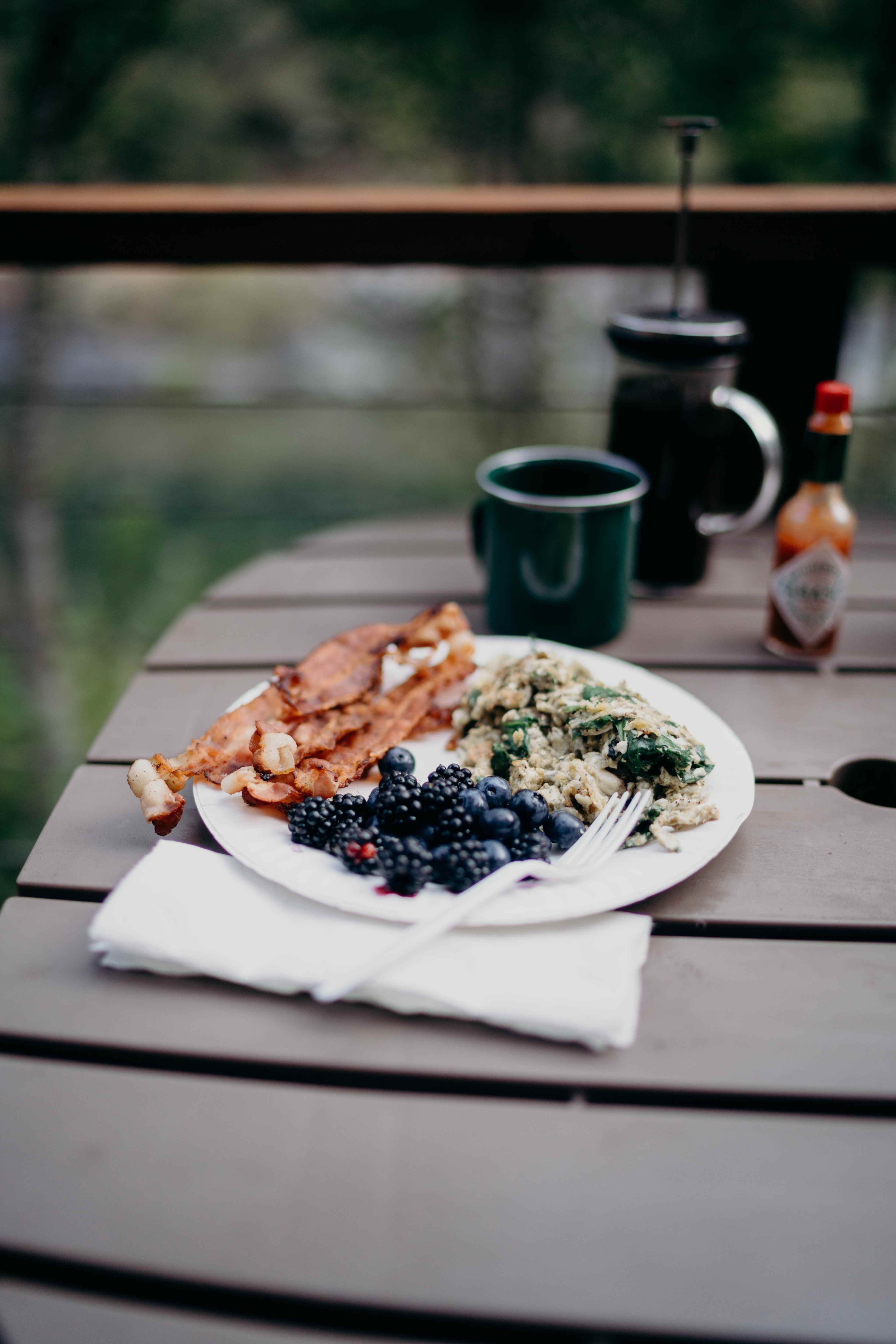 The blackberries were quite the yummy addition. 