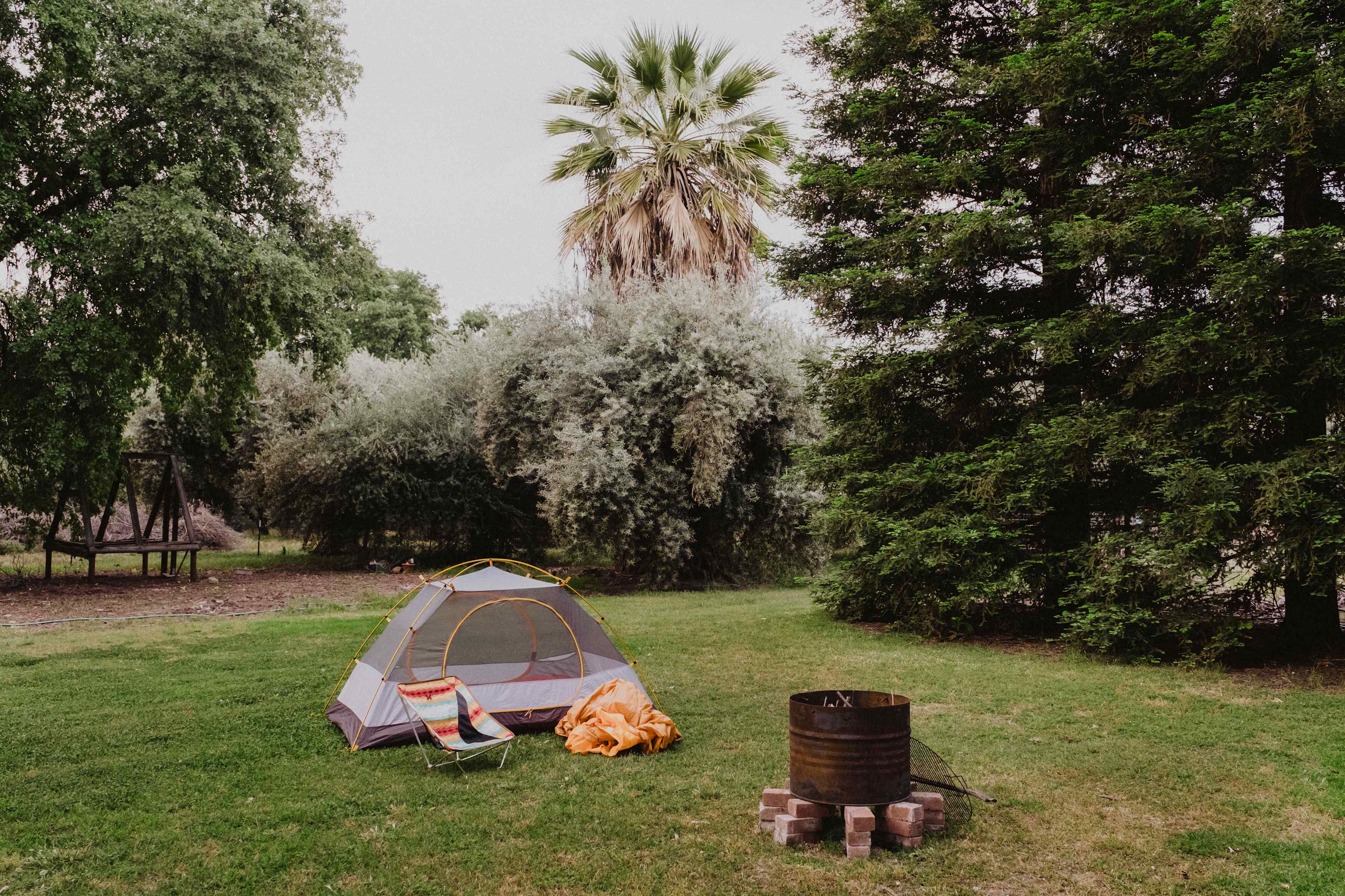 Perfect spot for a few tents and a great fire pit! 