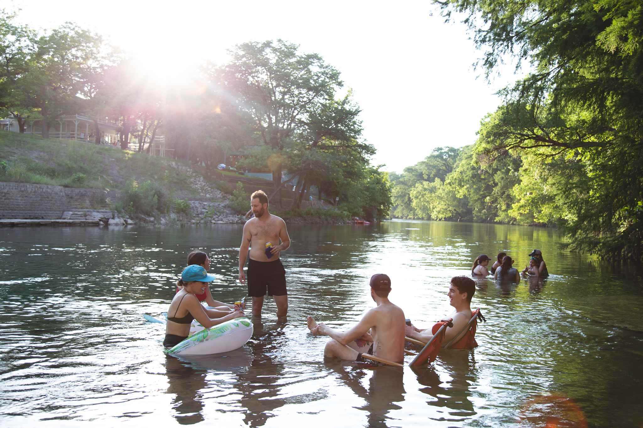 Tipis on the Guadalupe