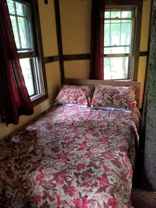 Plush full size bed