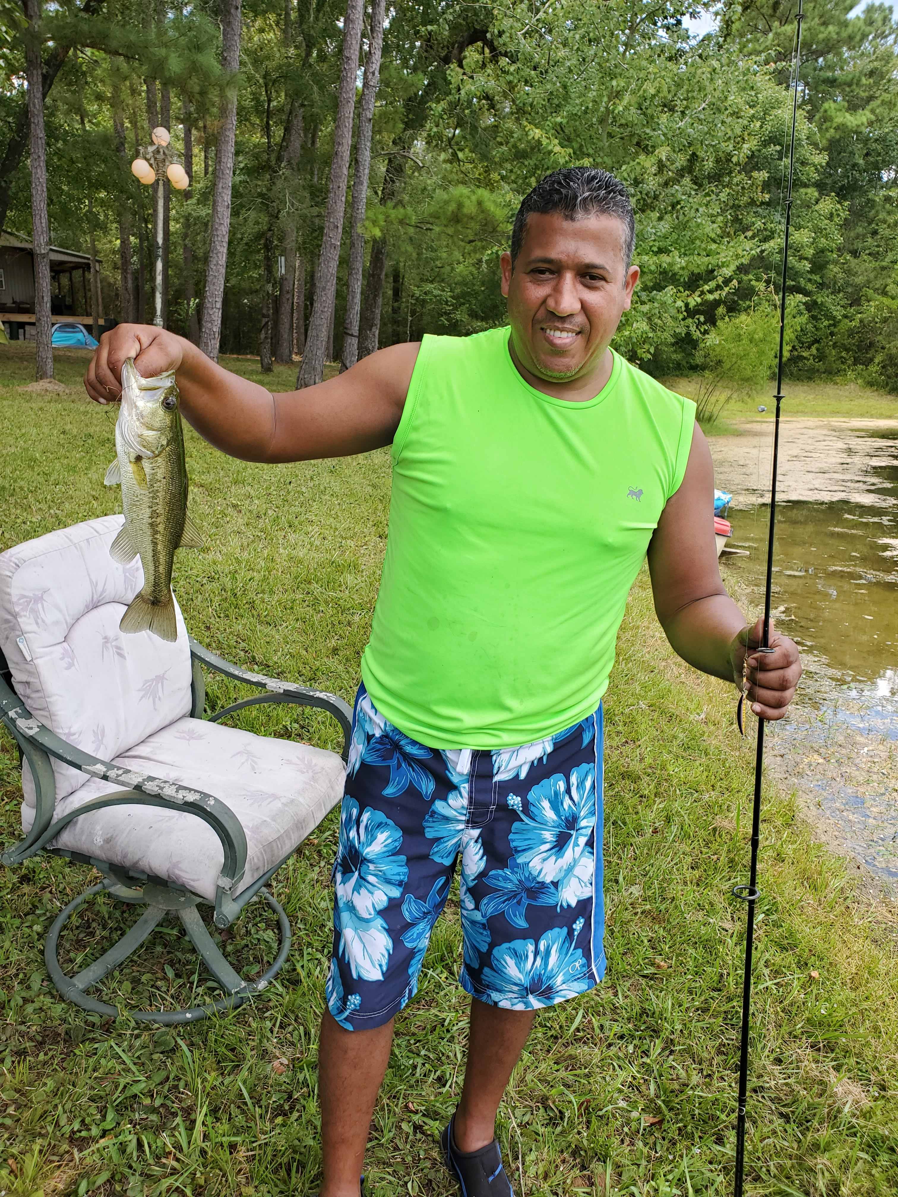Fishing was fun