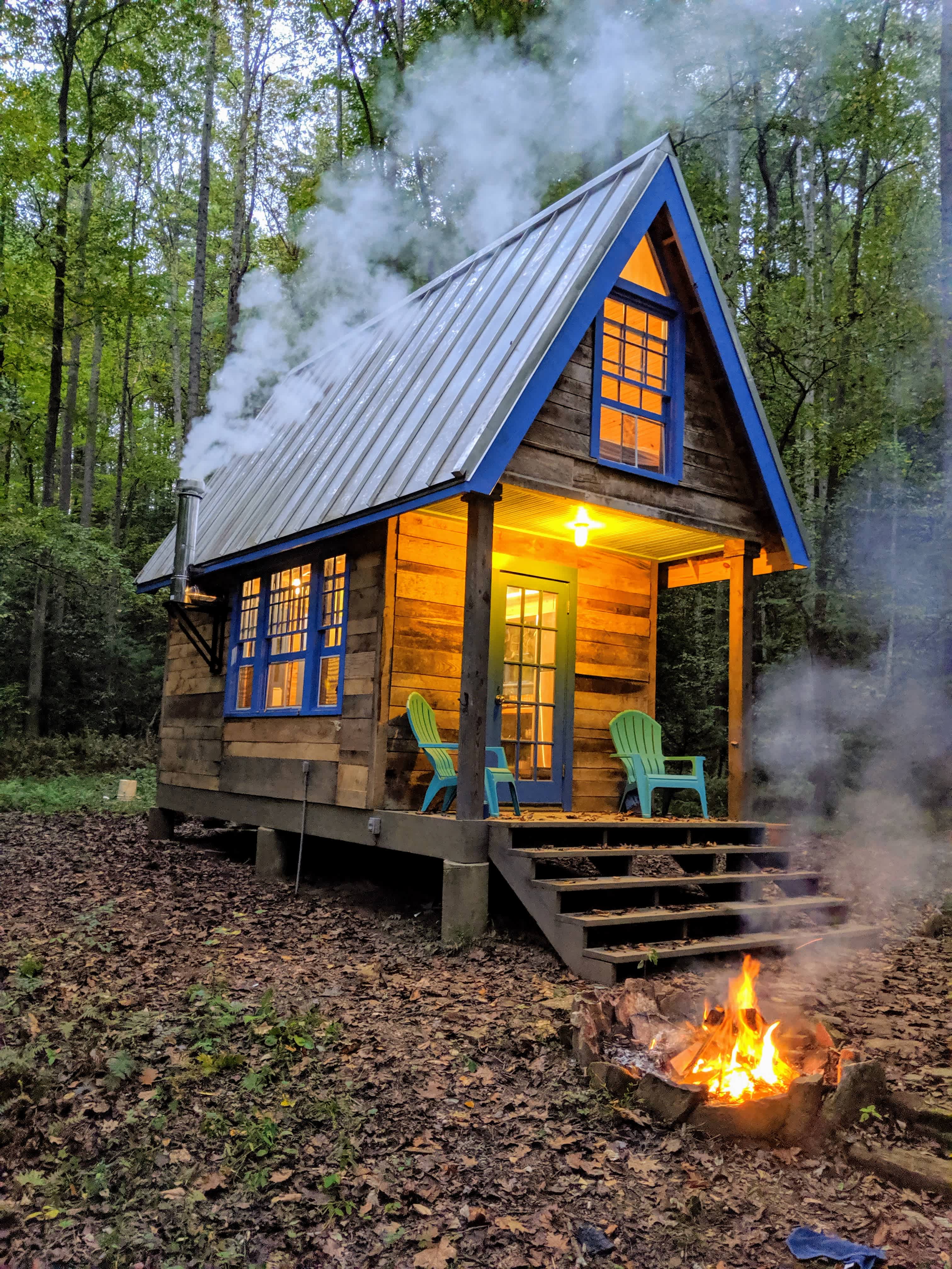 cozy fire indoor and outdoors