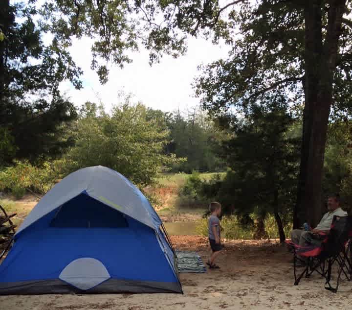 A regular here at 3 Cedars, tent sites are $20.00 per night
