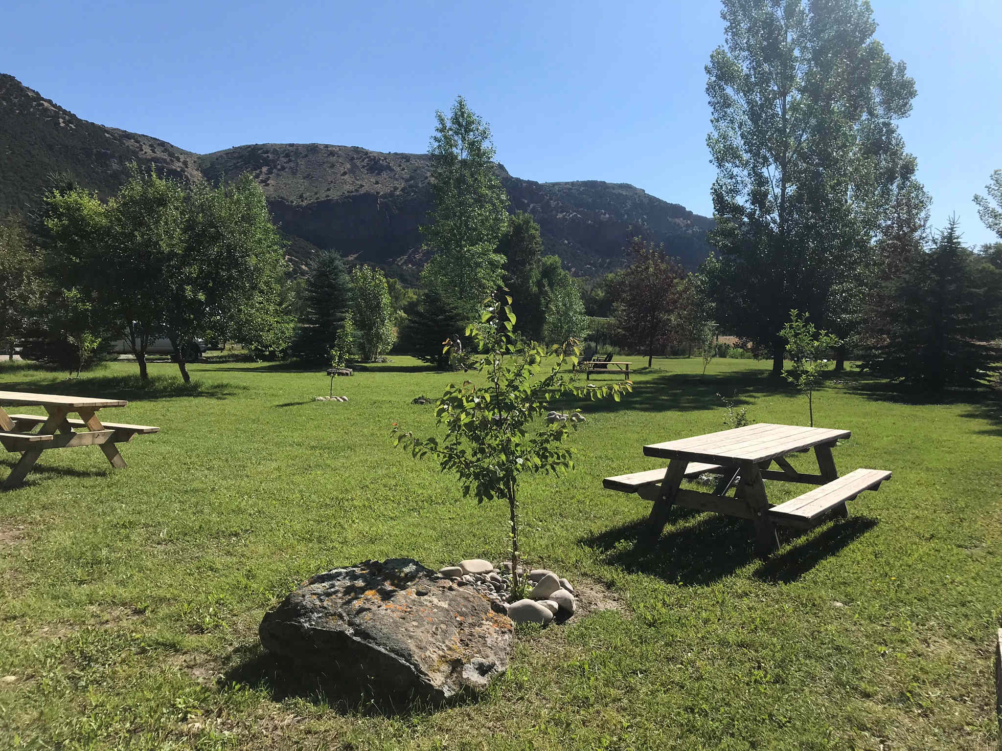 The Orchard Group Tent Area