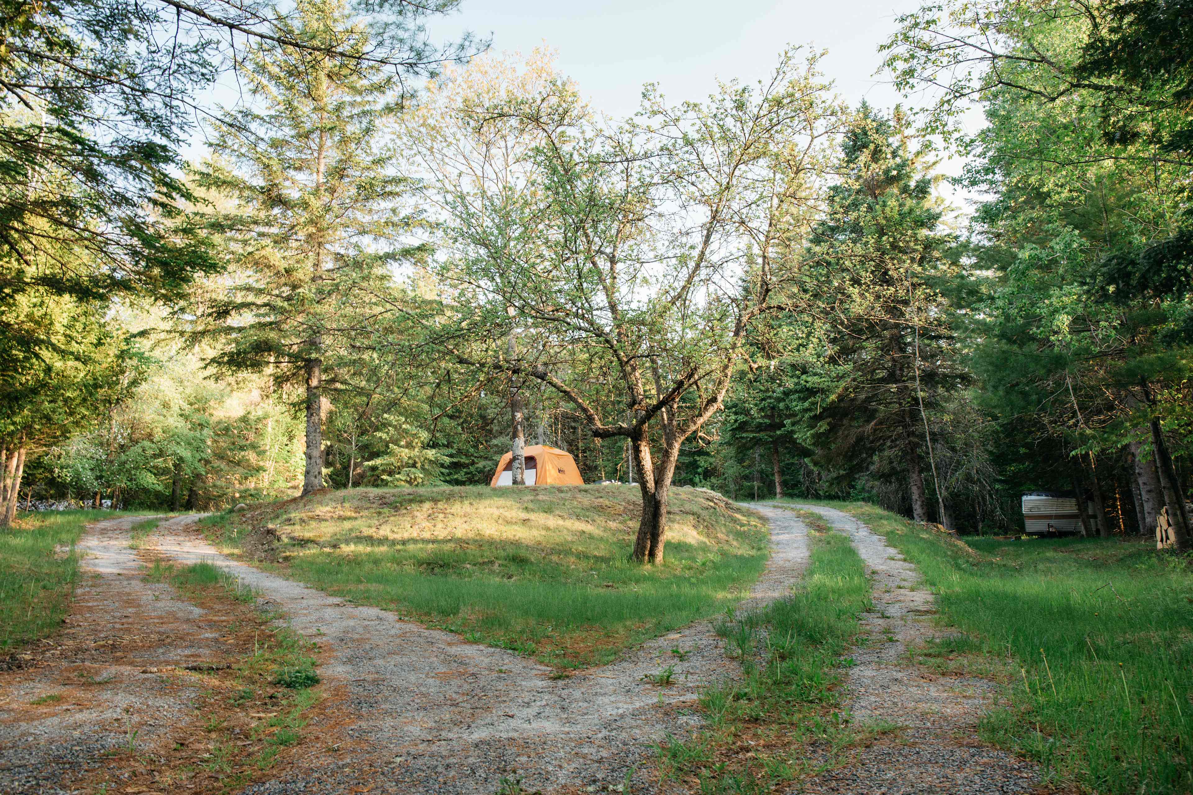 View of camp when you first arrive