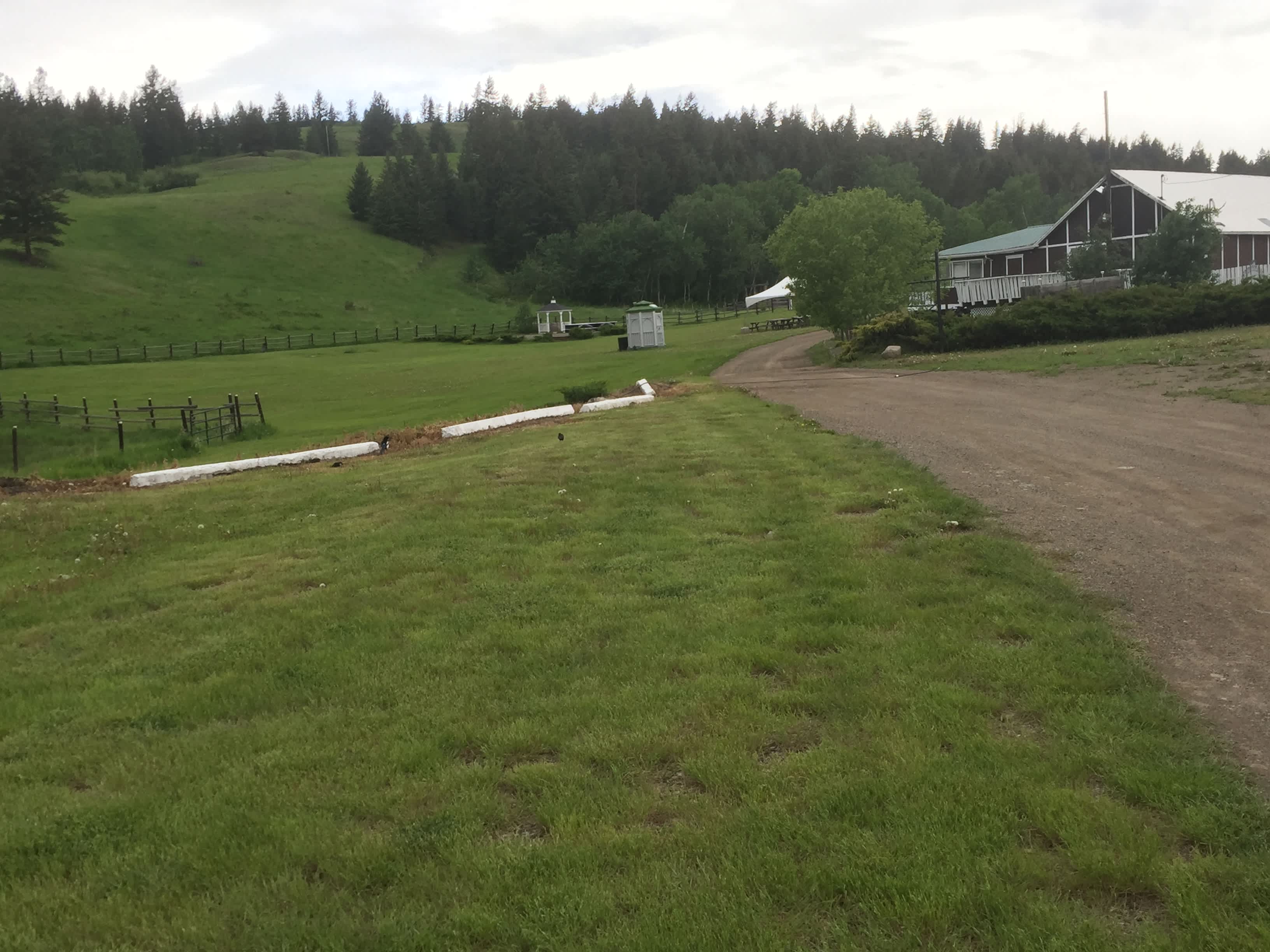 Open area for camping