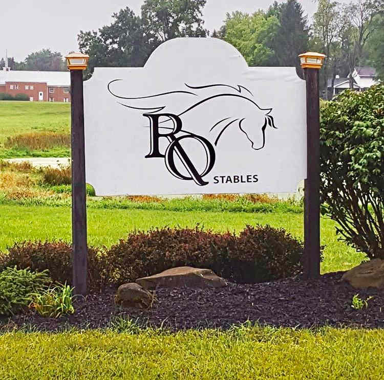 Entrance sign