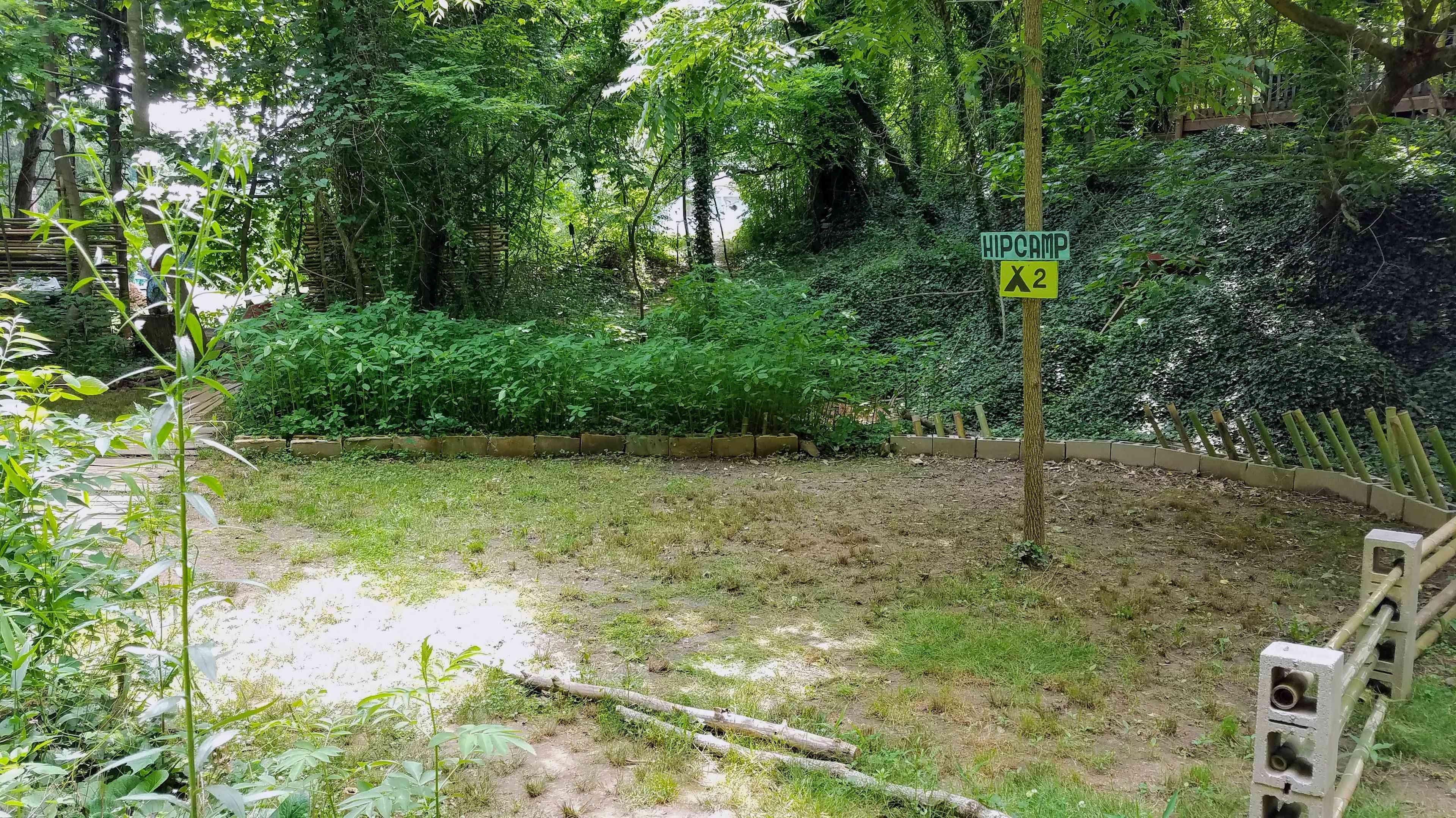Look for this sign to find your site! We've got more sites listed on other platforms, so be sure you're setting up in the right spot.