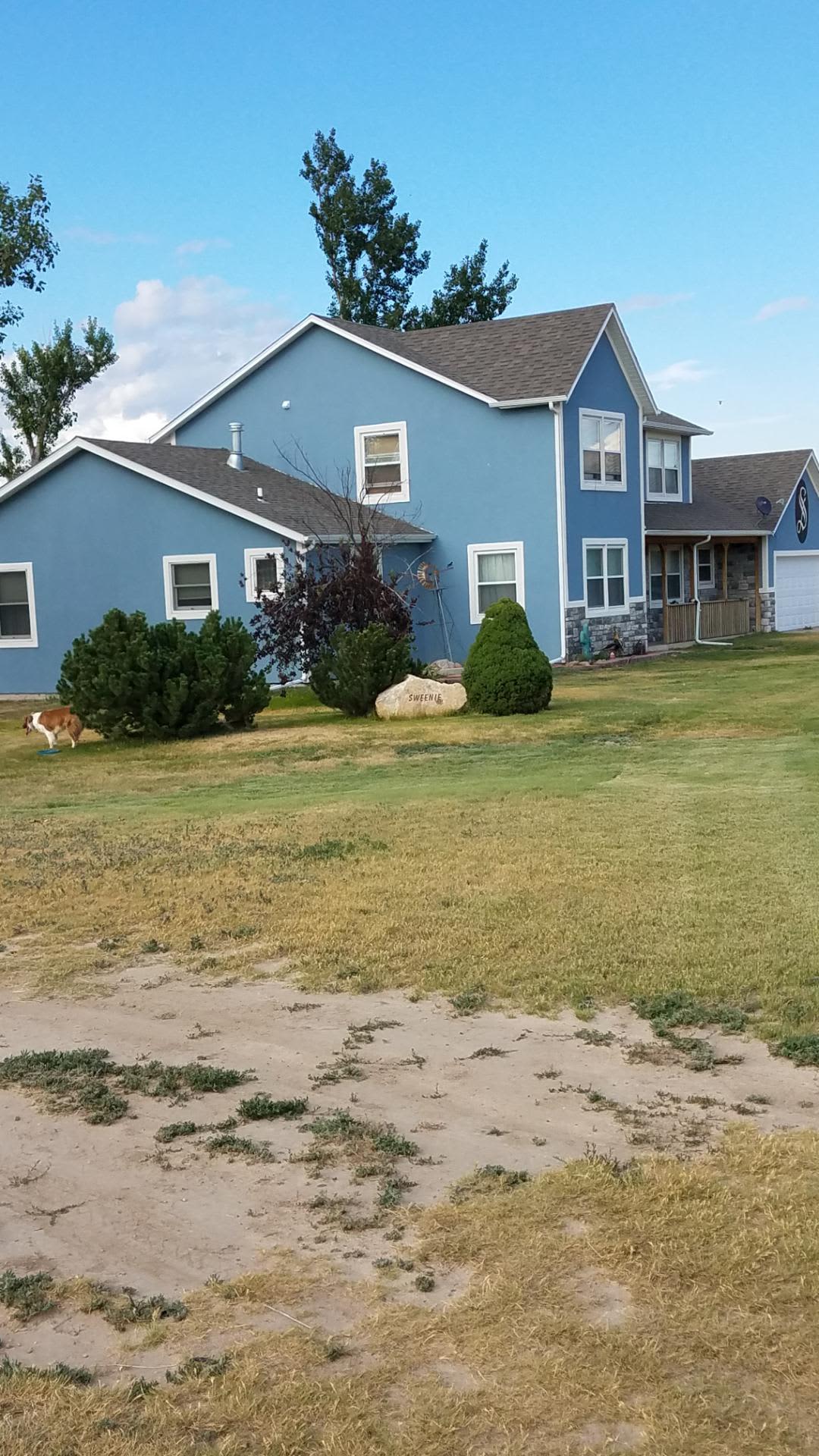 OUR HOME AS YOU DRIVE UP TO OUR PROPERTY