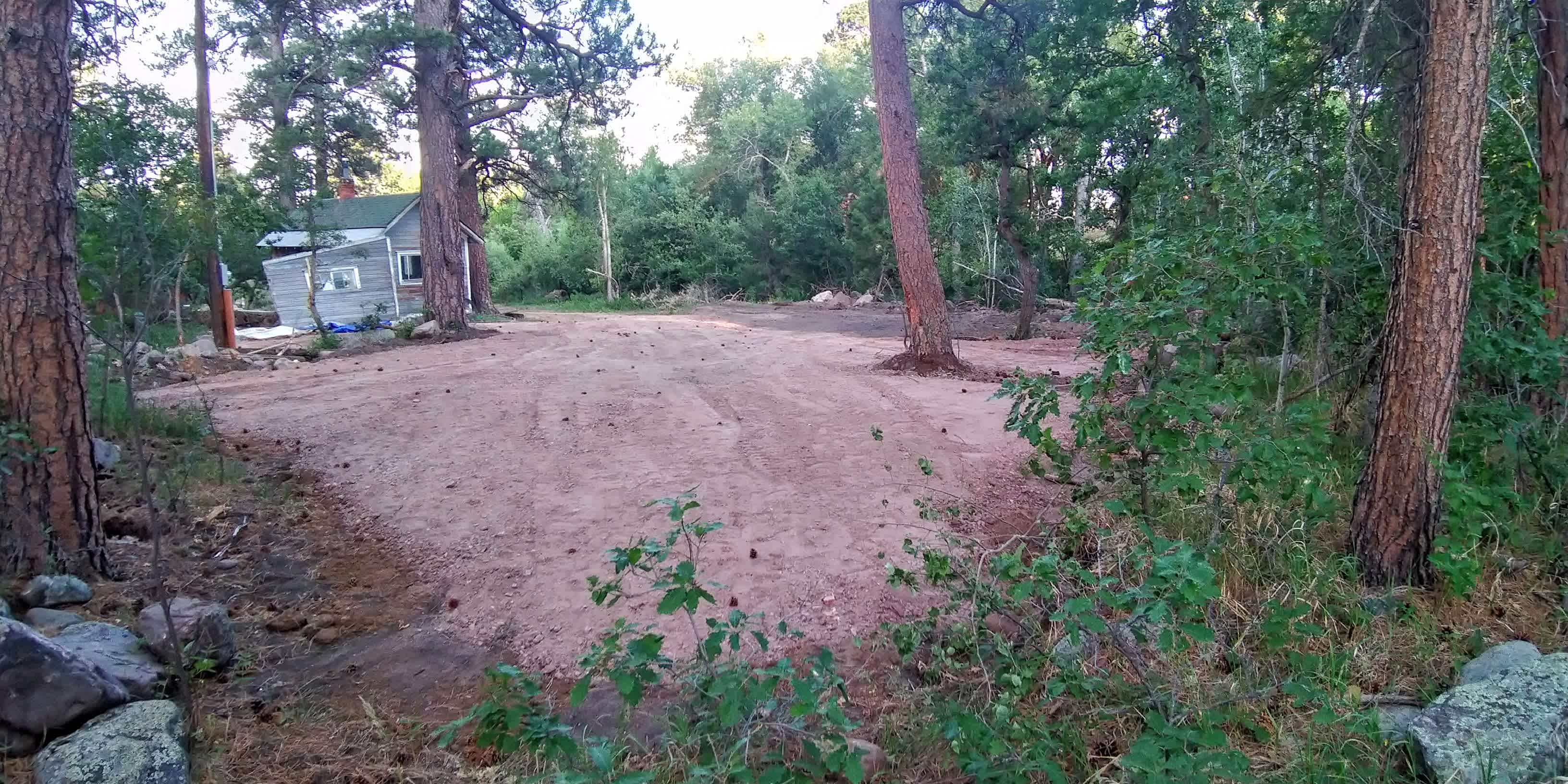 Motorhome/RV parking area.