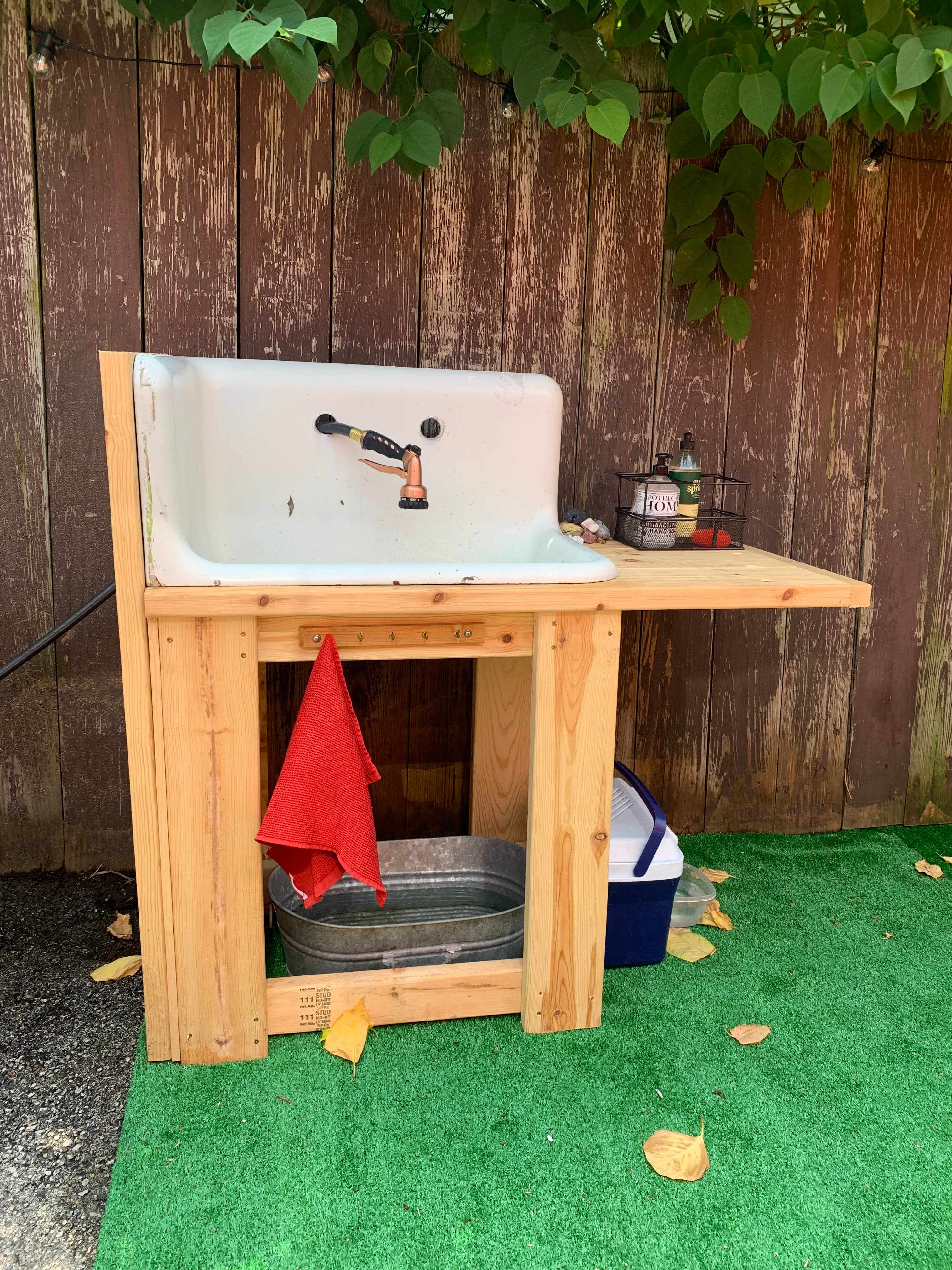 outdoor camping sink