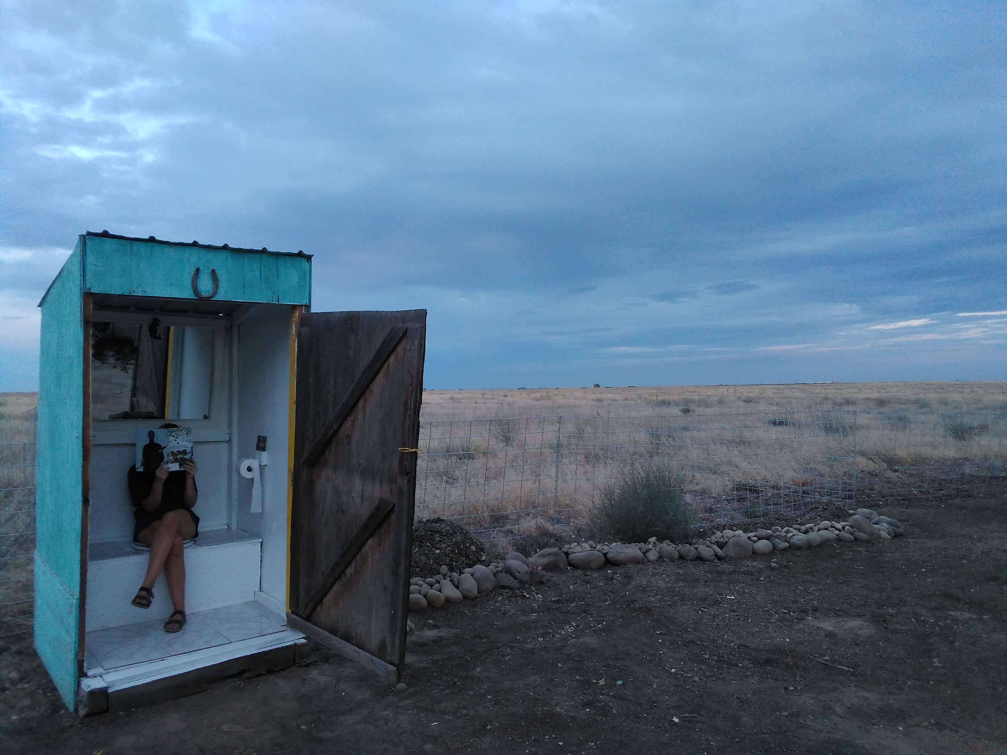 The potty shack.