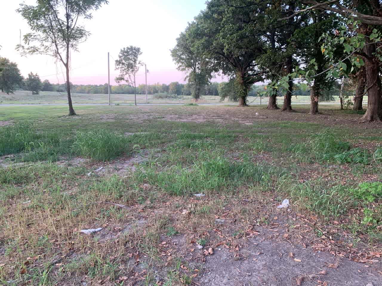 Open area camp site. Great views!