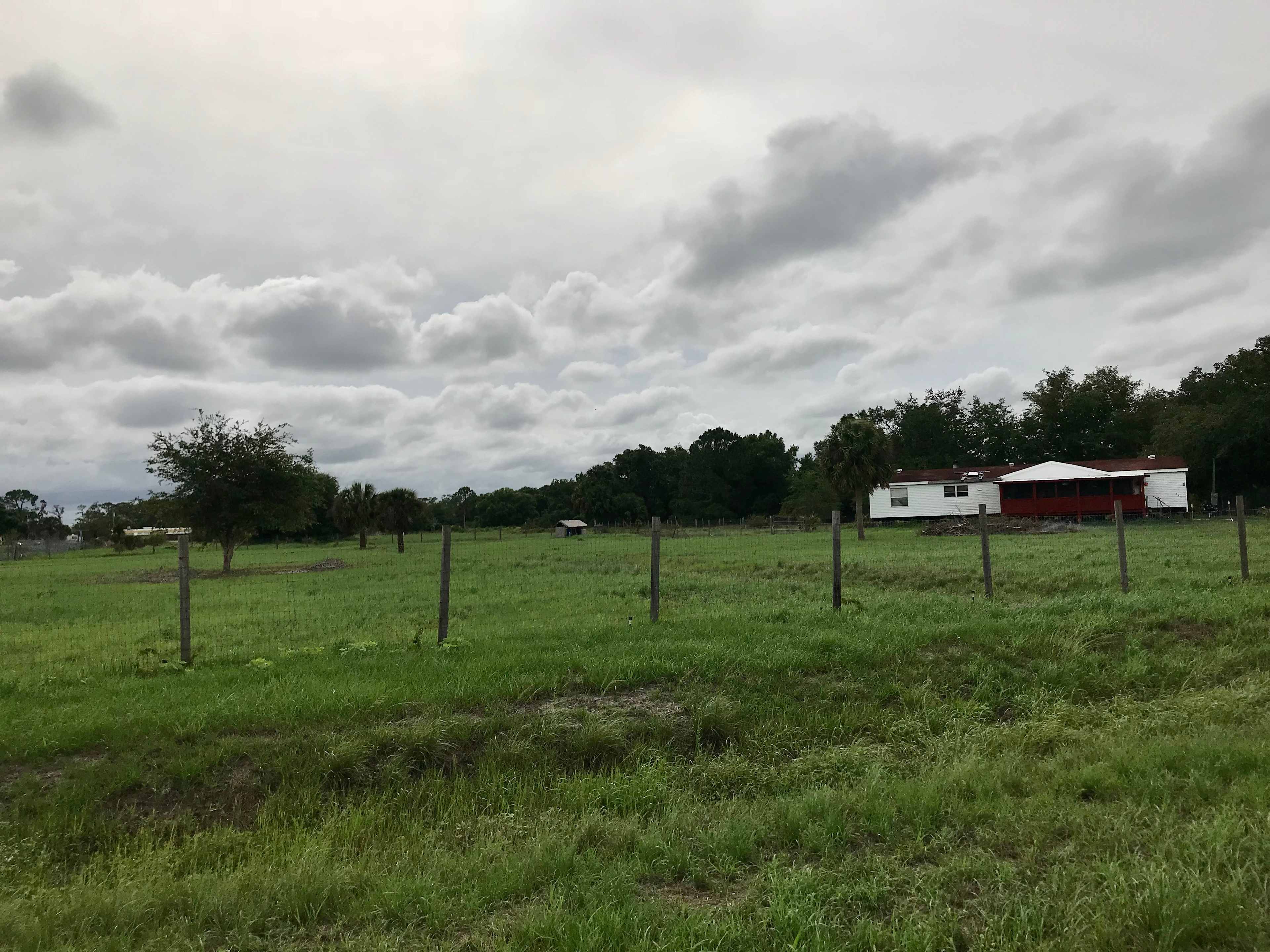 Approaching the ranch from N. Brida Street