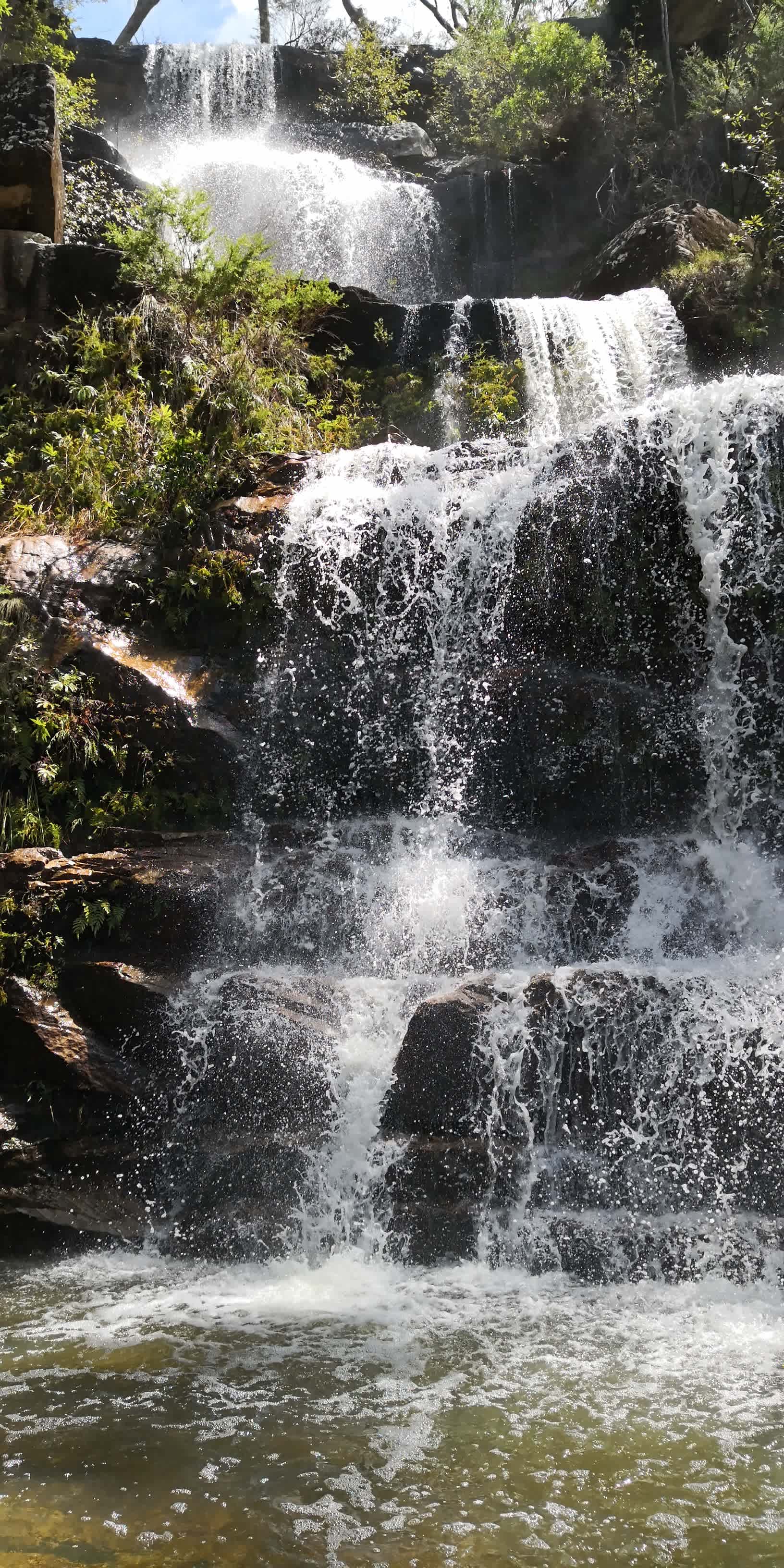 Our back waterfall