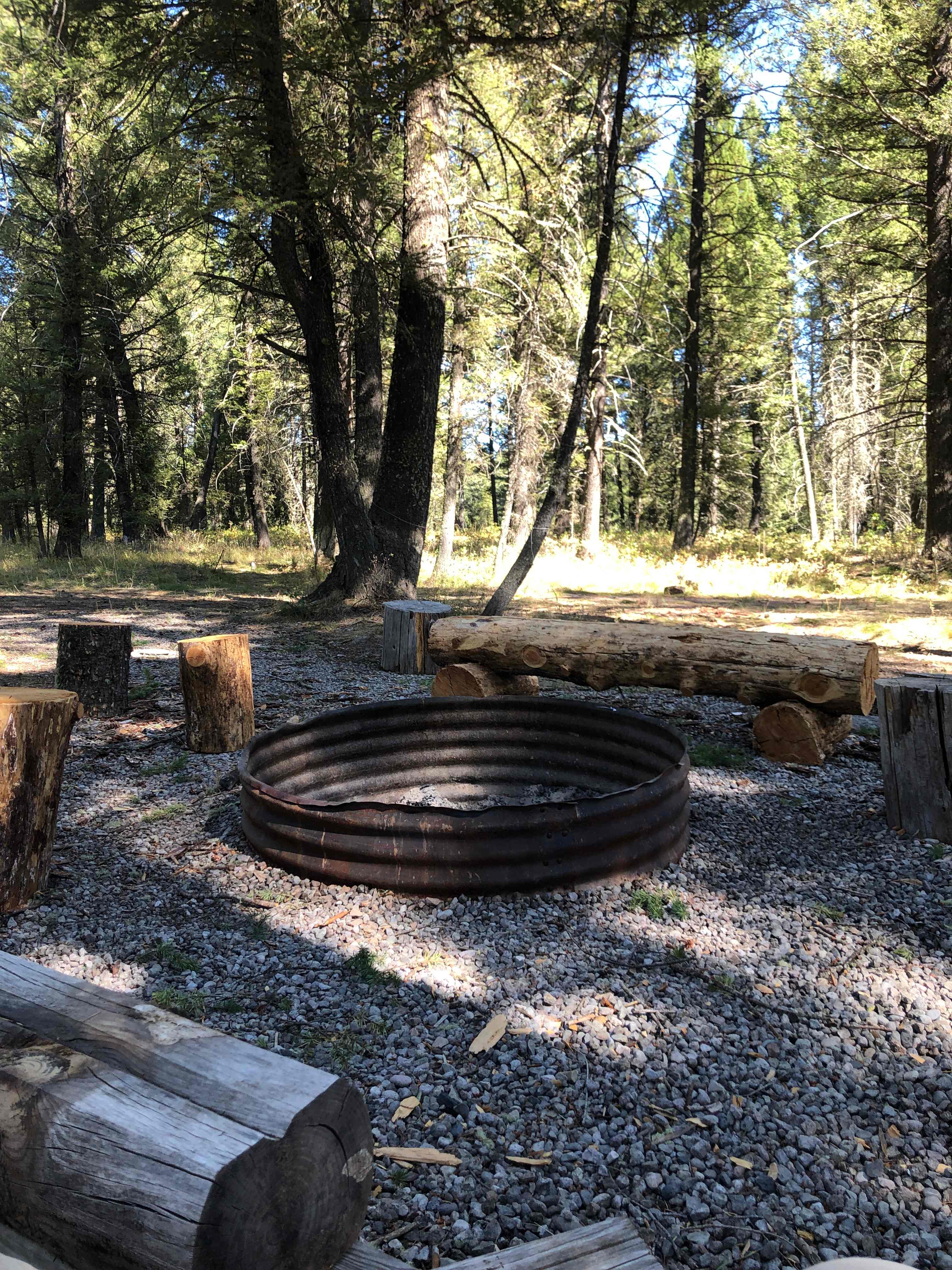 Fire pit that no garbage will be burnt in 