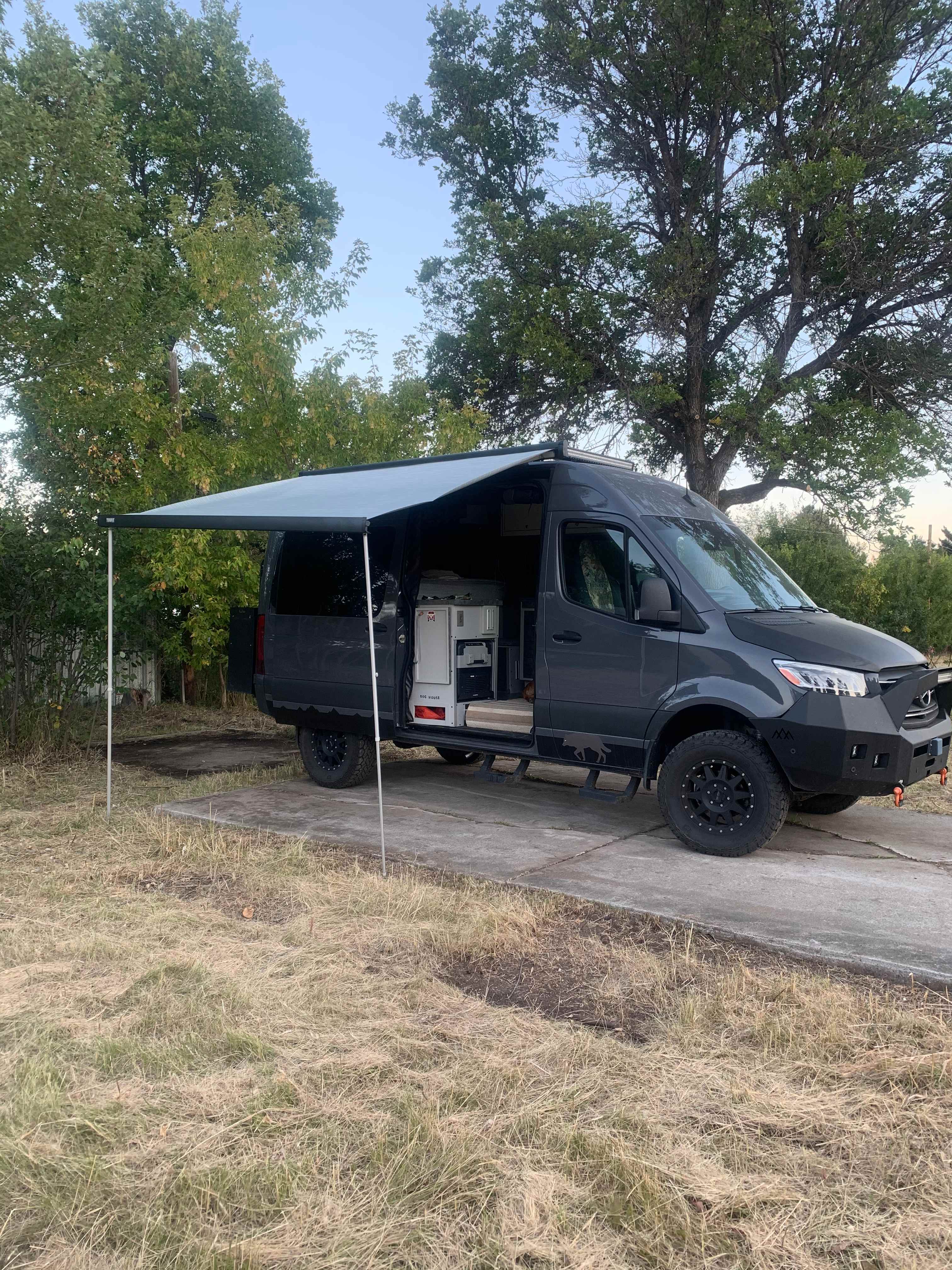 Private sites to park with extra room around campers. 