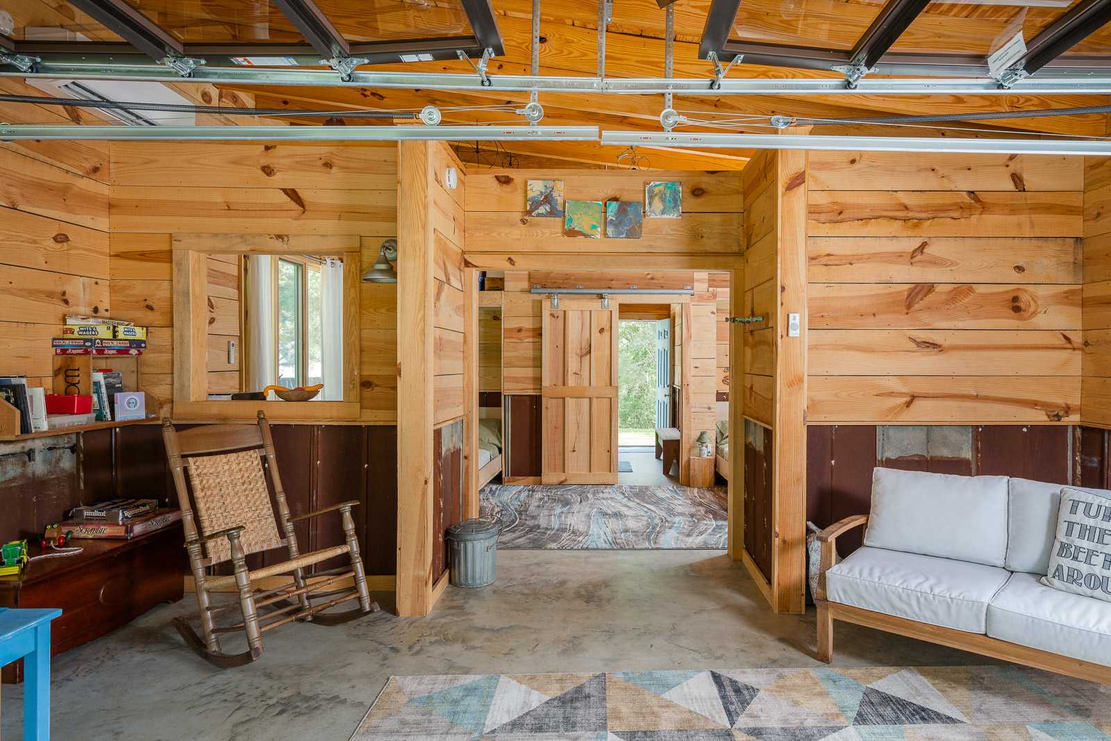 The open and lofty design assures lots of natural light and opportunities for relaxation.
