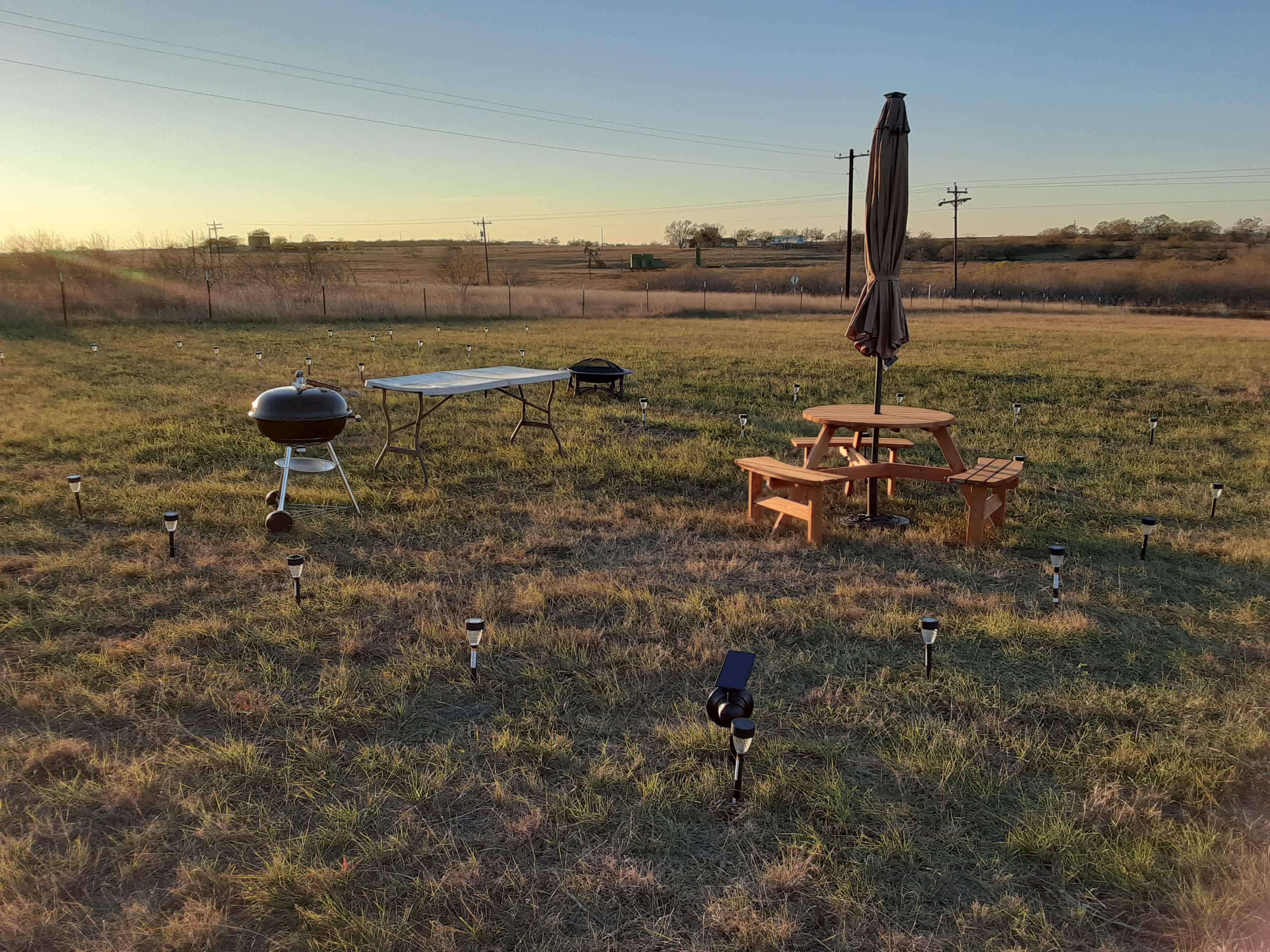 Currently building up our camping area