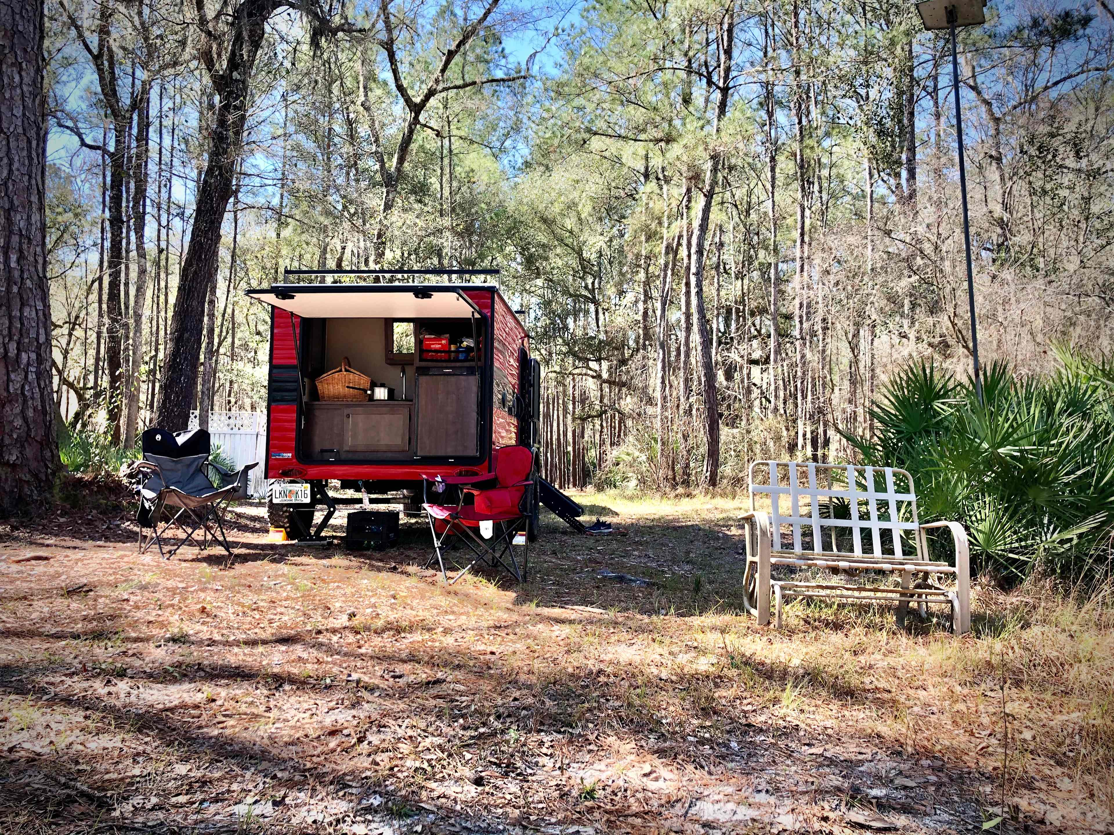 Bring your own camper or tent.  