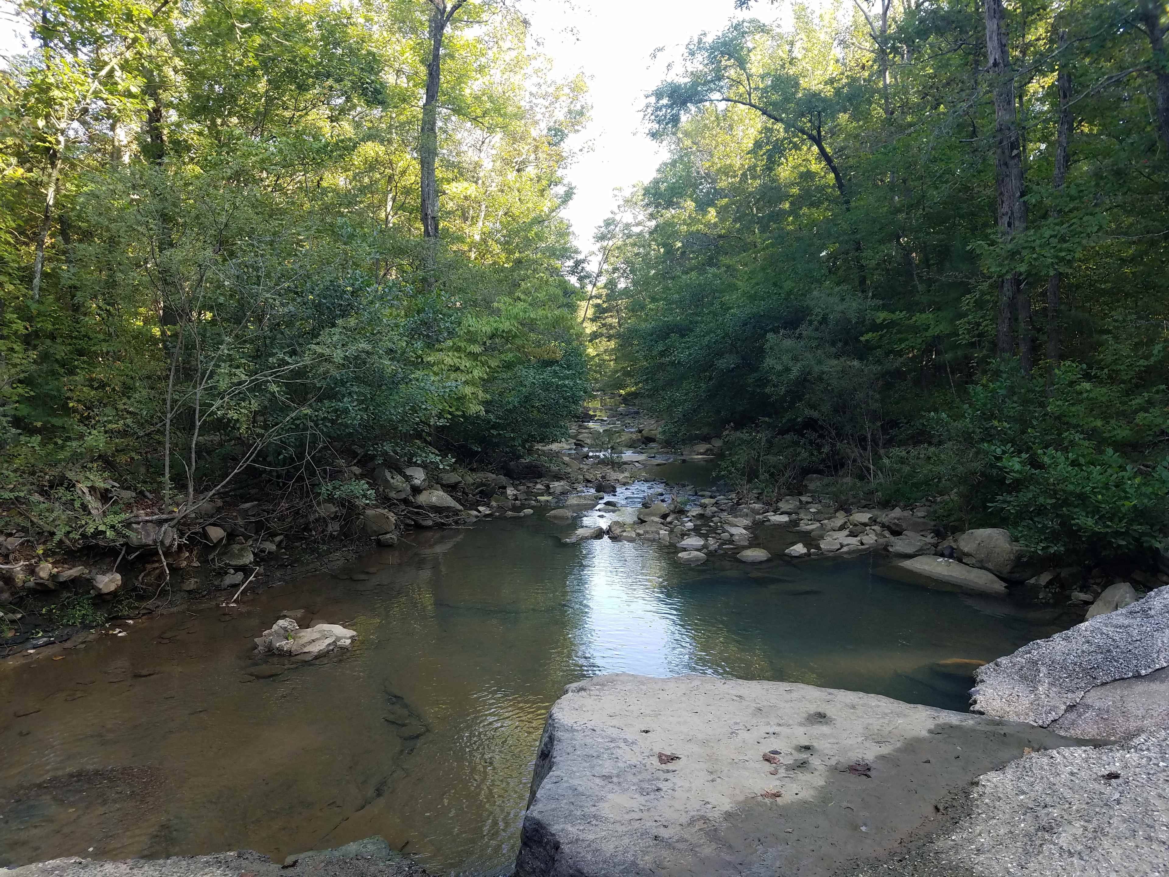 creek side camping