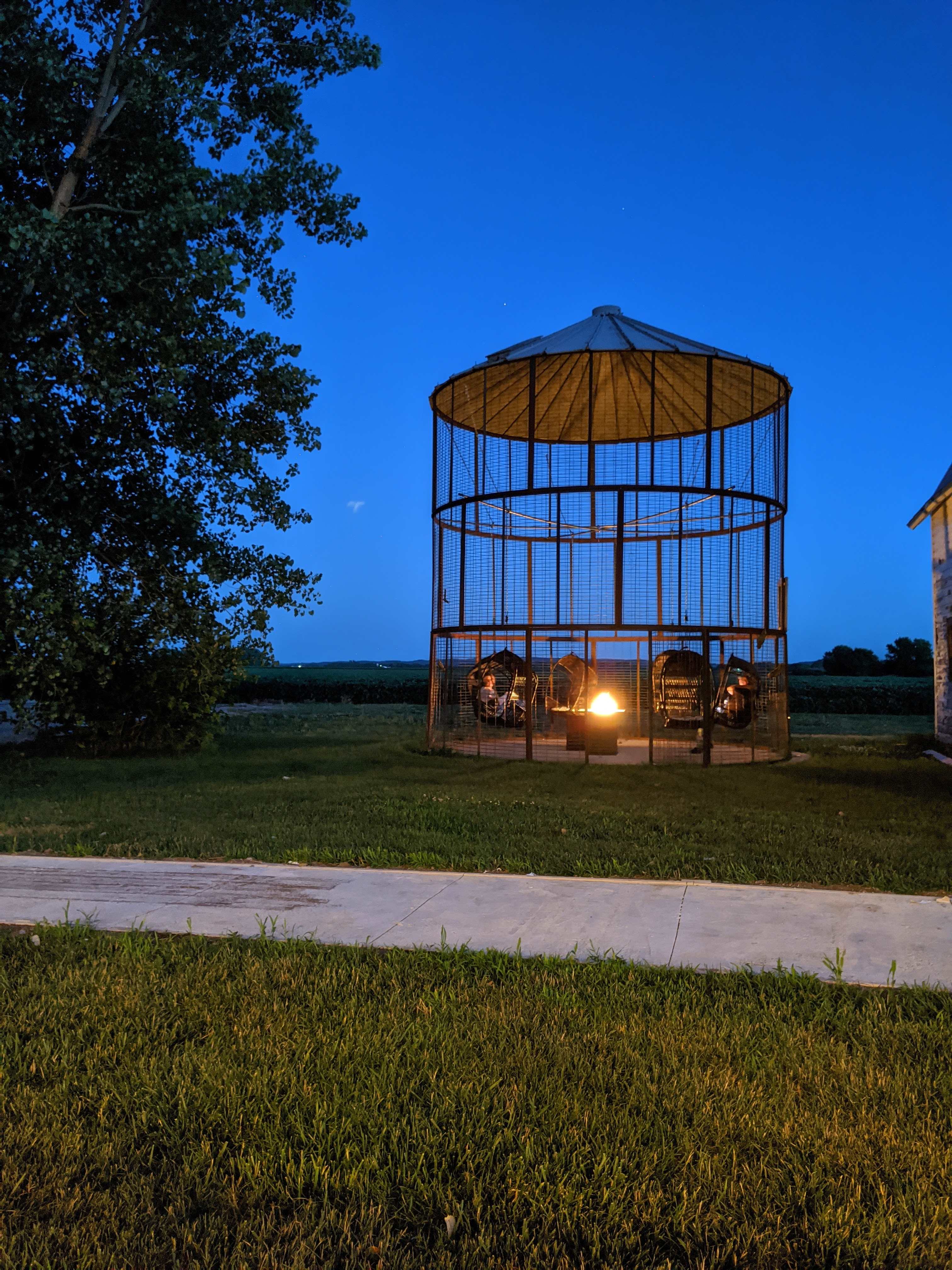 Shared Corn Crib Swings a farm favorite! 