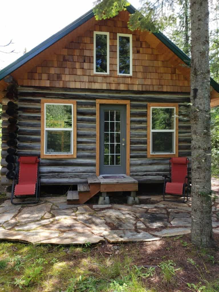 back door & patio