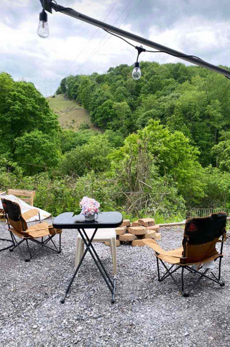 view from camp