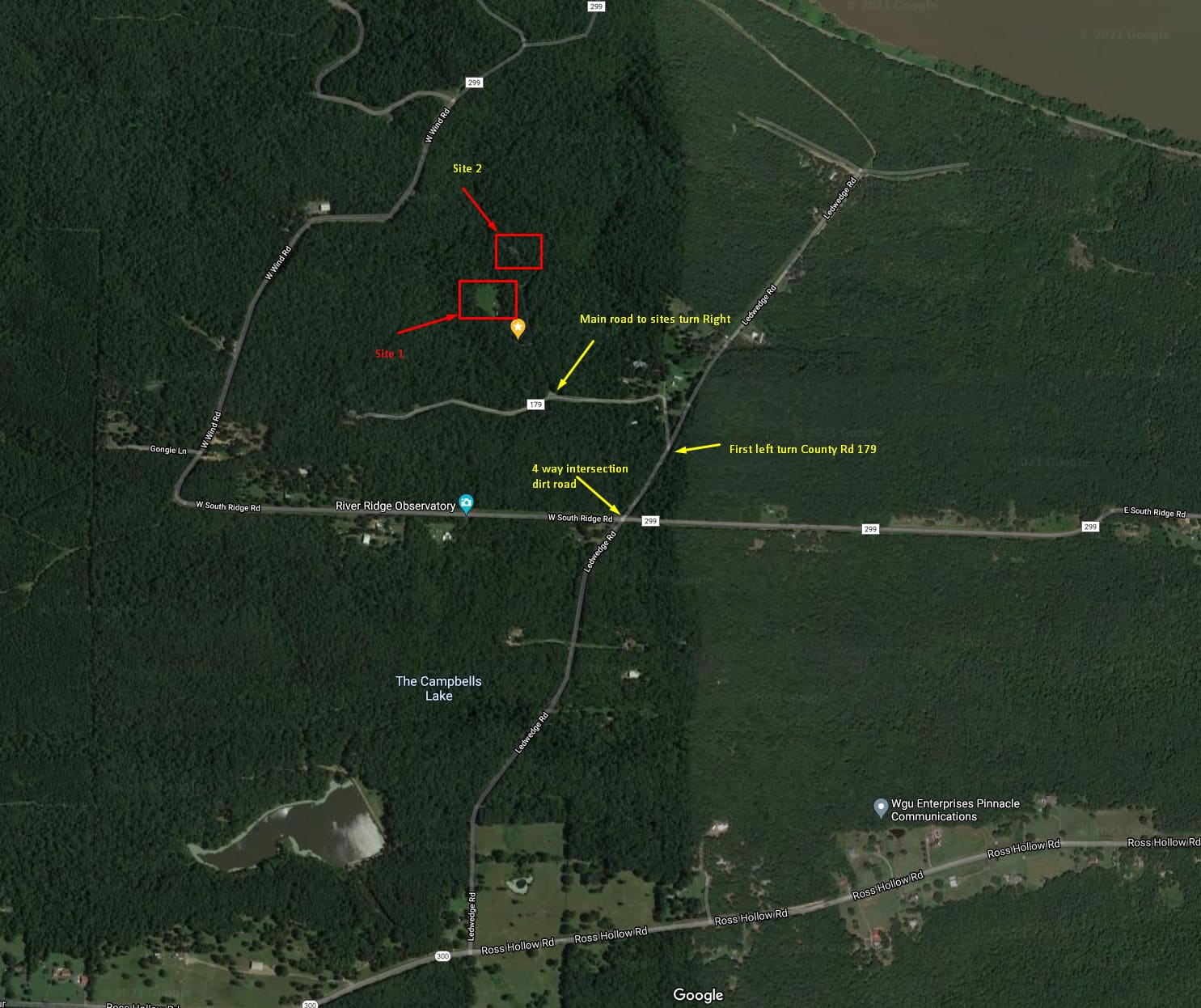 This is an overview of the area.