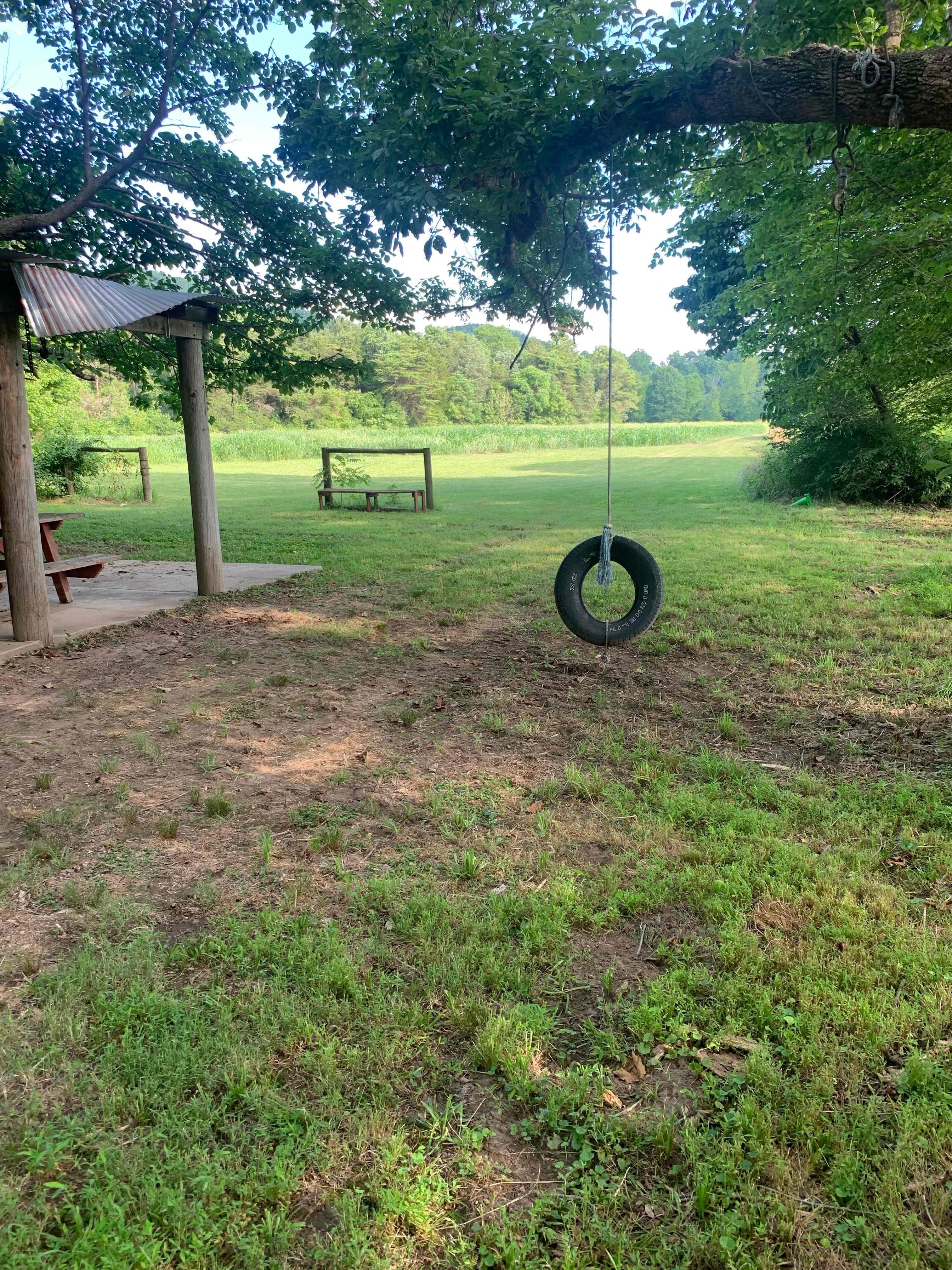 Great area for tent sit up