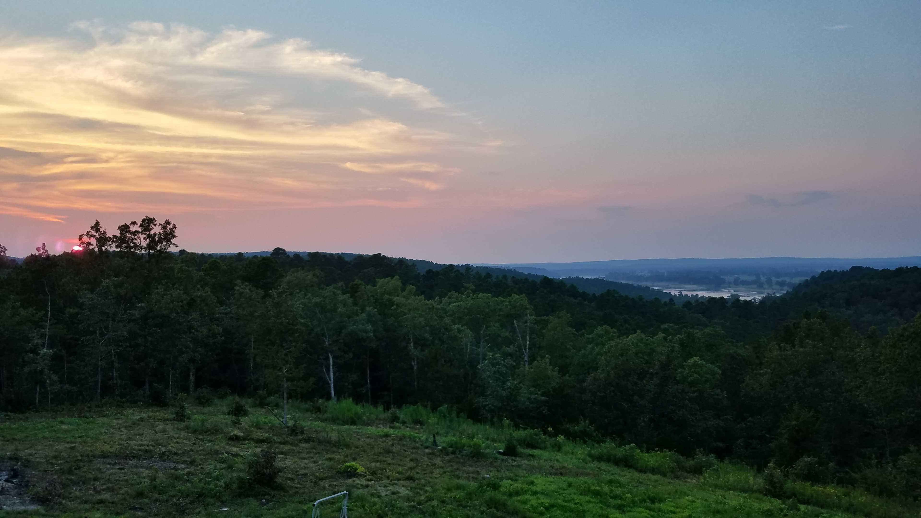 It's all about the sunsets!  This is on Site 1.