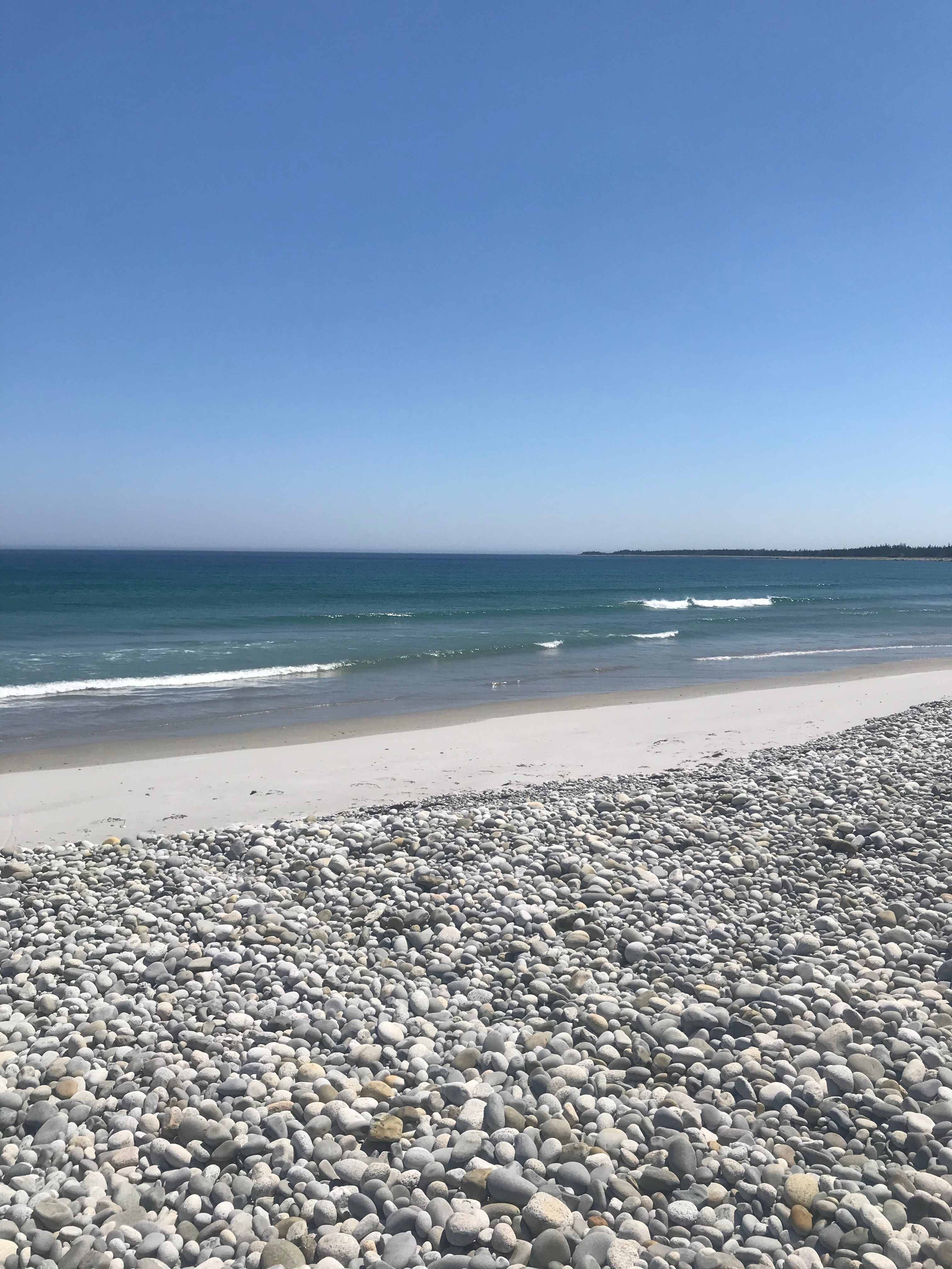 Beautiful white sand beach minutes away. 