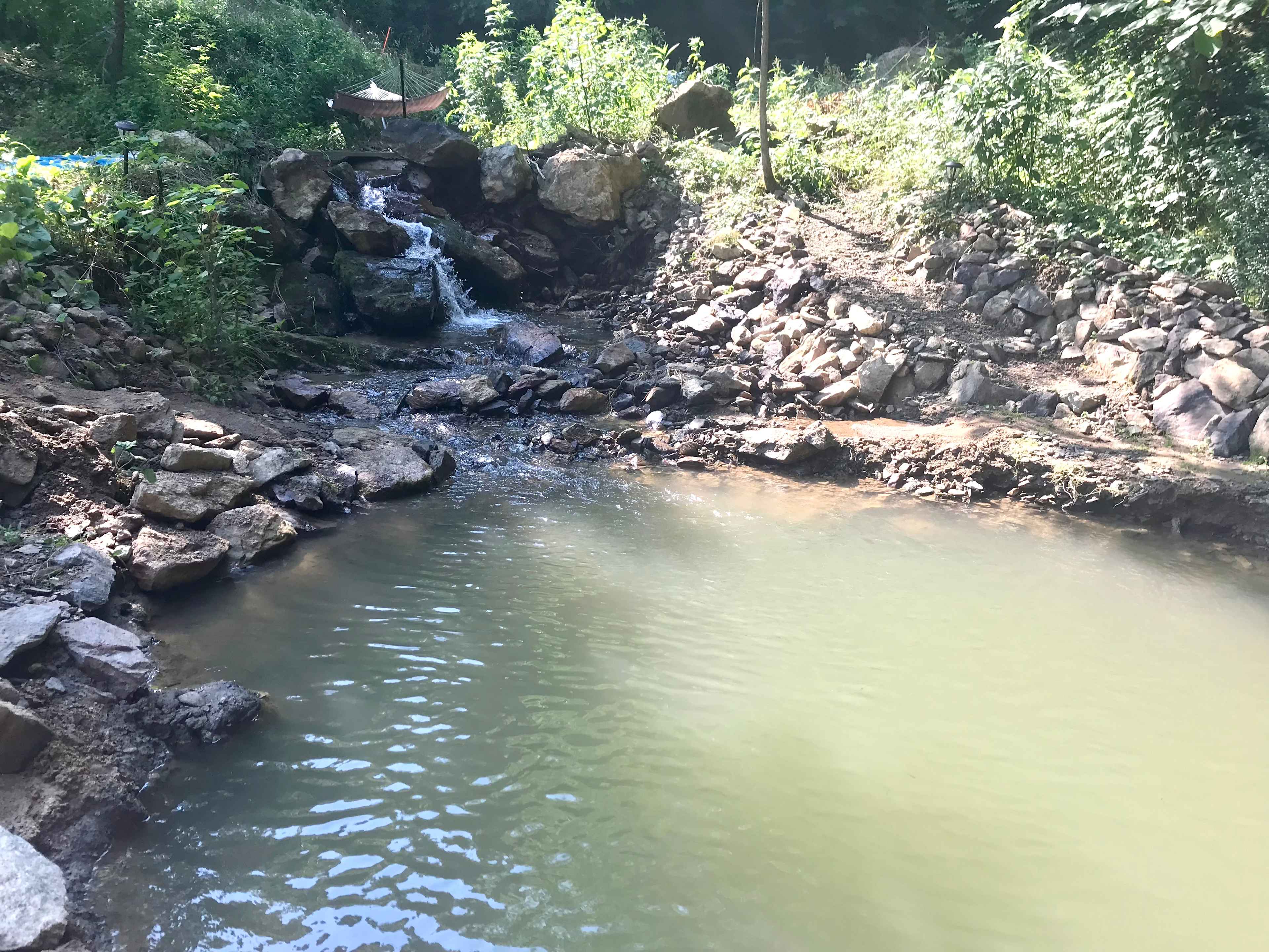 Swimming hole!  No lifeguard on duty-swim at ur own risk. 