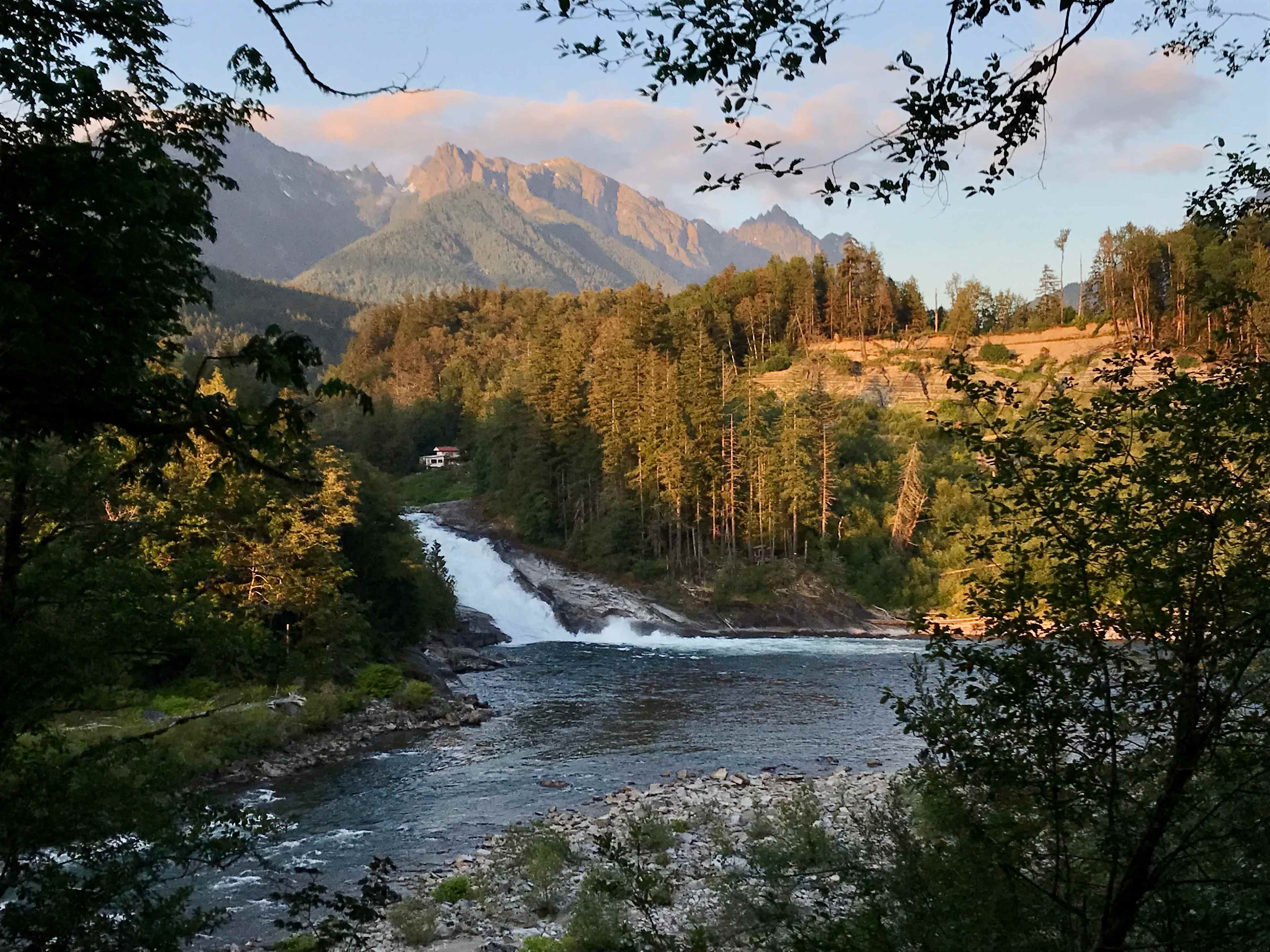 You can catch some really awesome sunsets from camp.