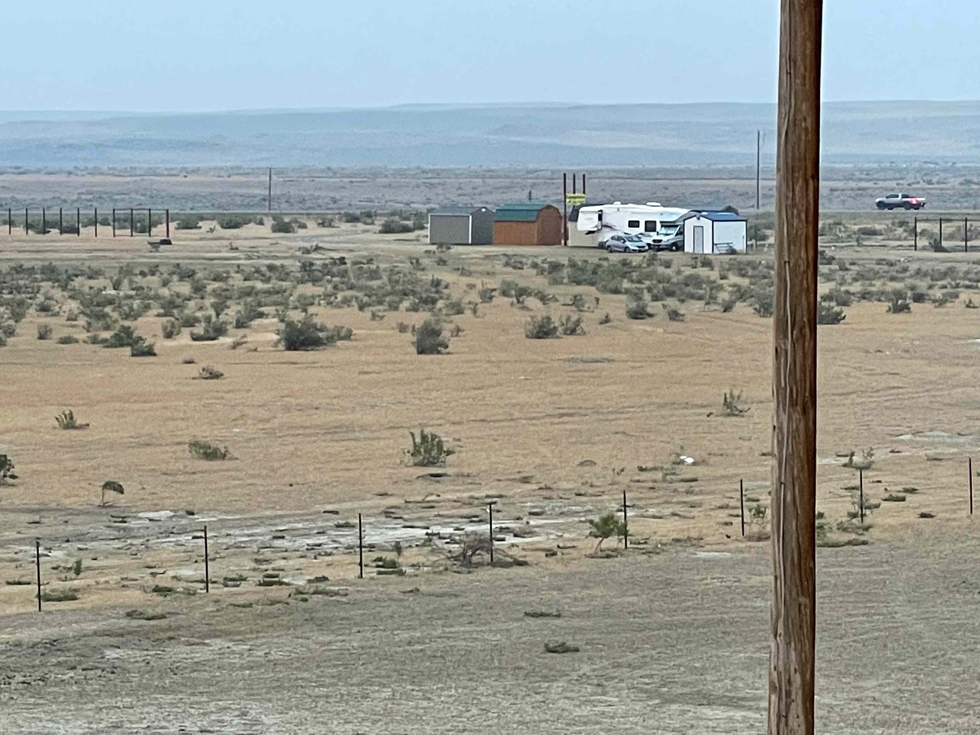 Camping in the middle of nowhere, although you’ll feel safe. 
