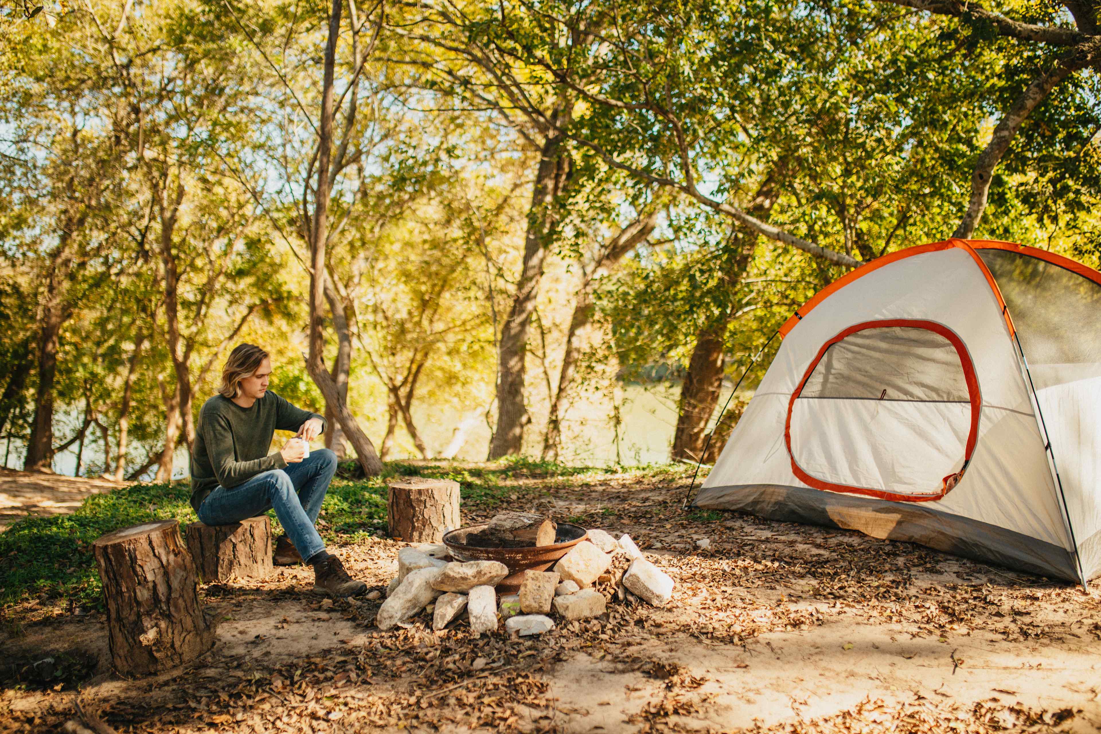 Perfect spot for morning coffee or nighttime s'mores!