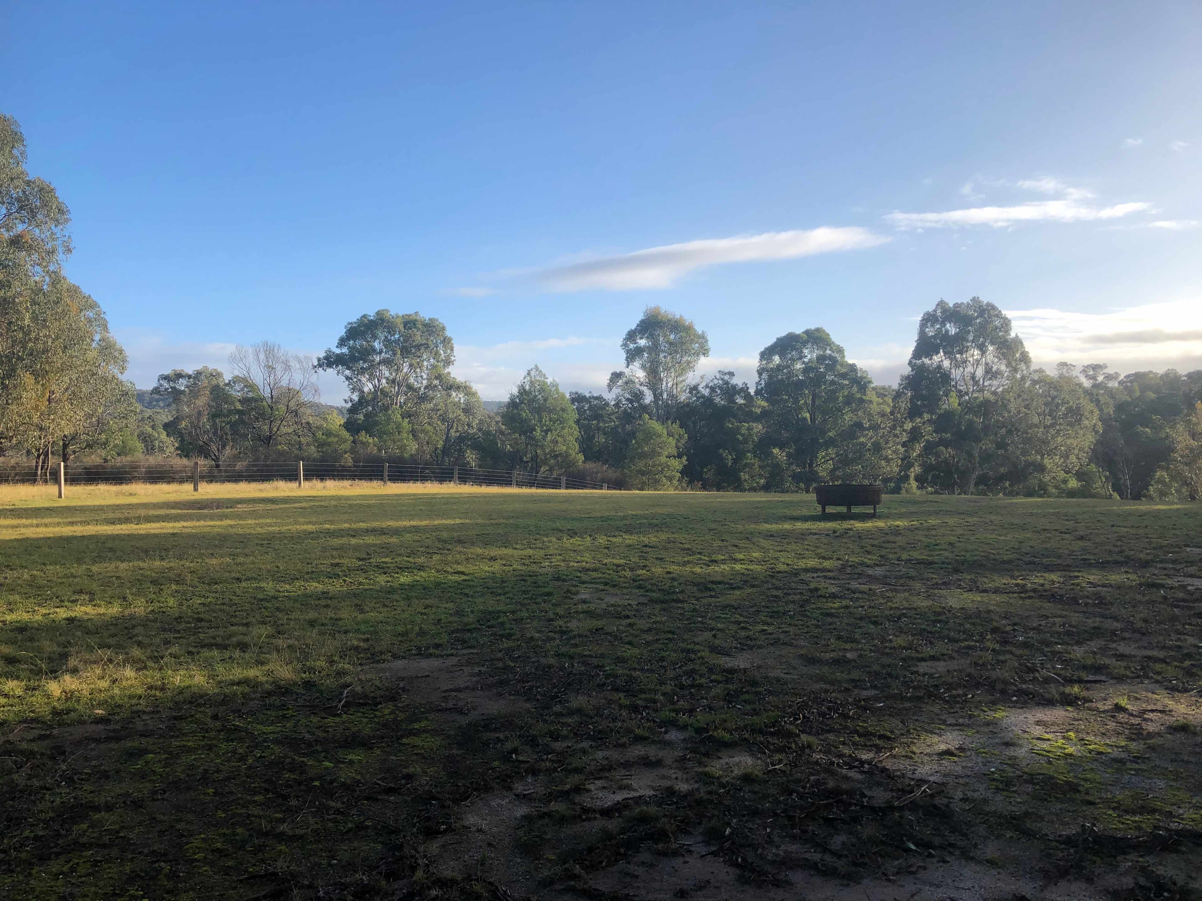 Large open space for vans, caravans or pitching tents ⛺️ 