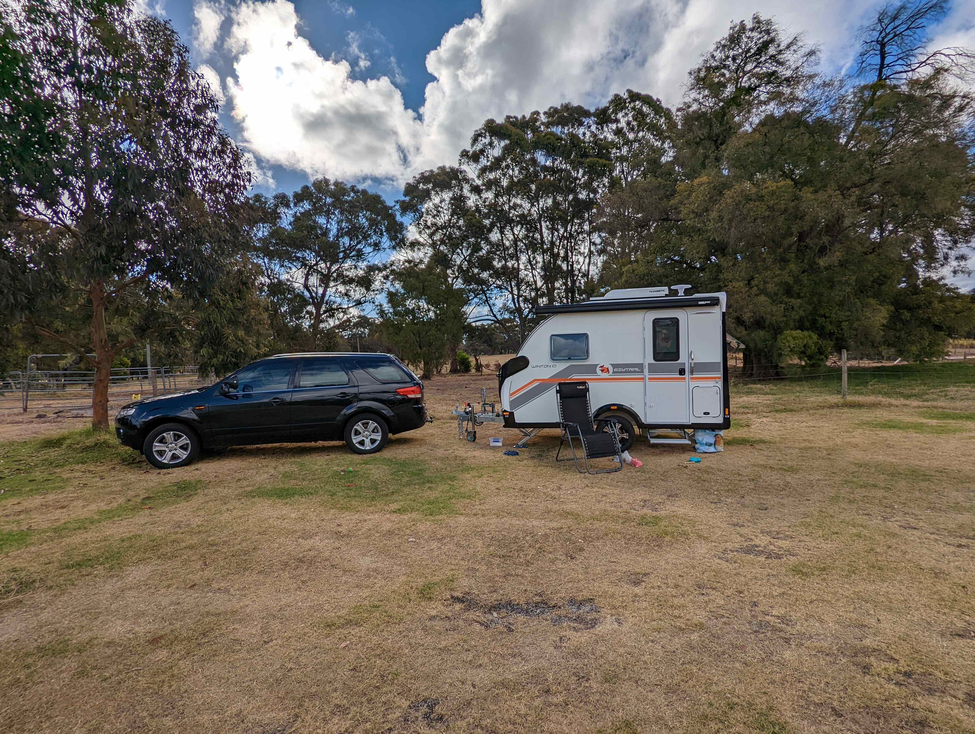 Plenty of room. Level ground