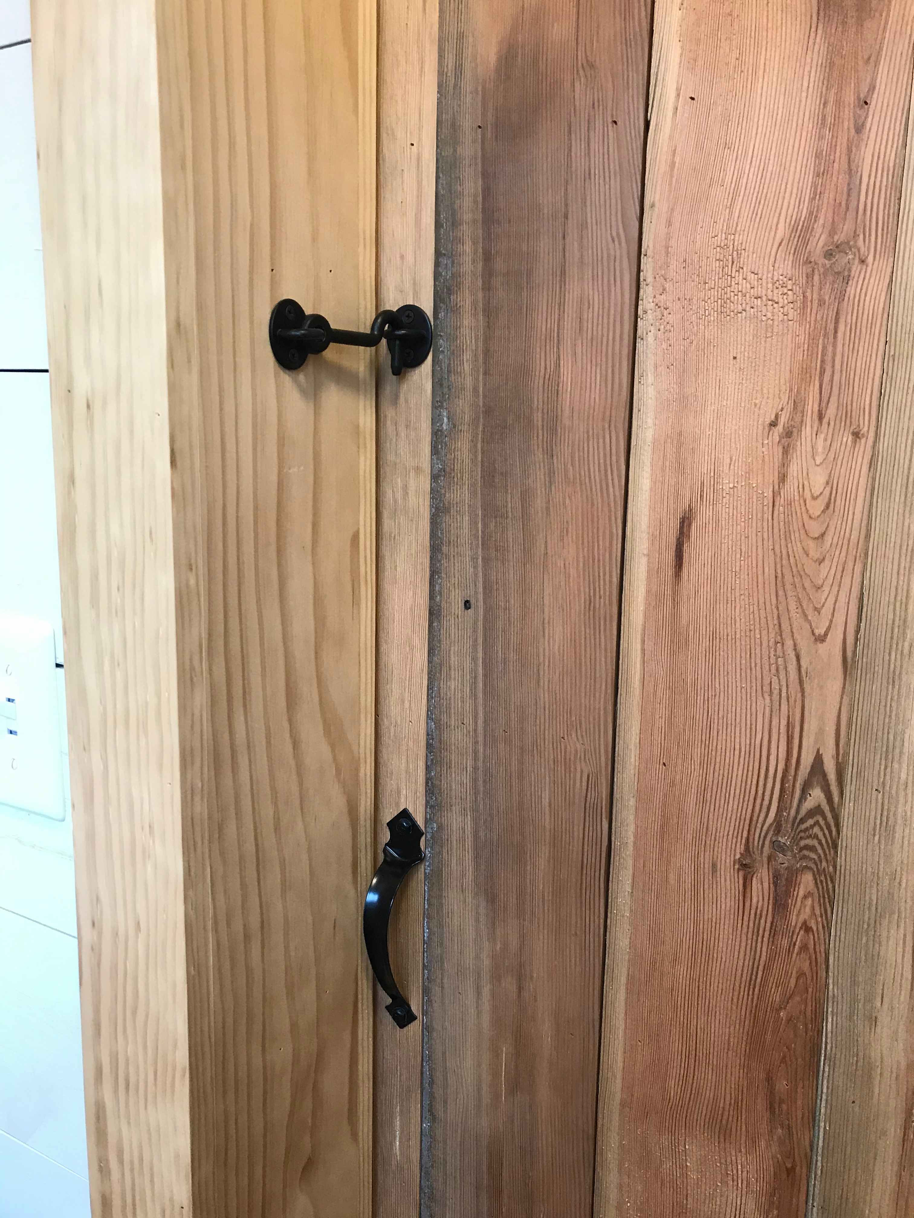 The Farm Store bathroom and lock. 