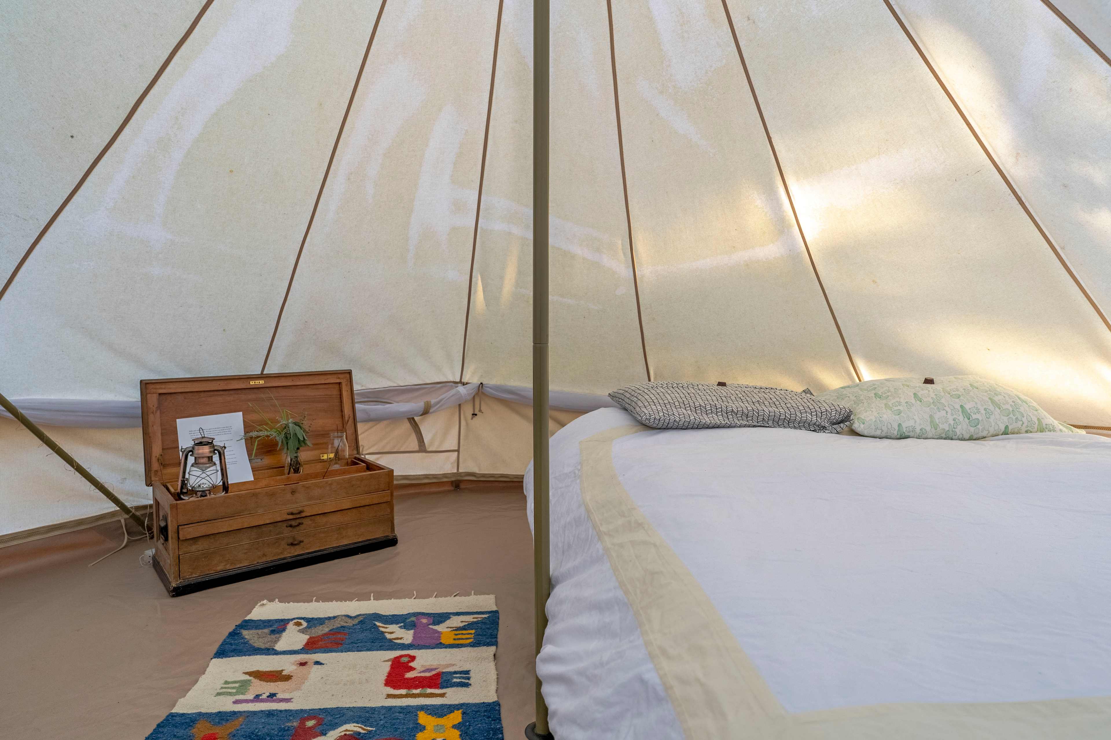 The Woodland Charm Bell Tent.