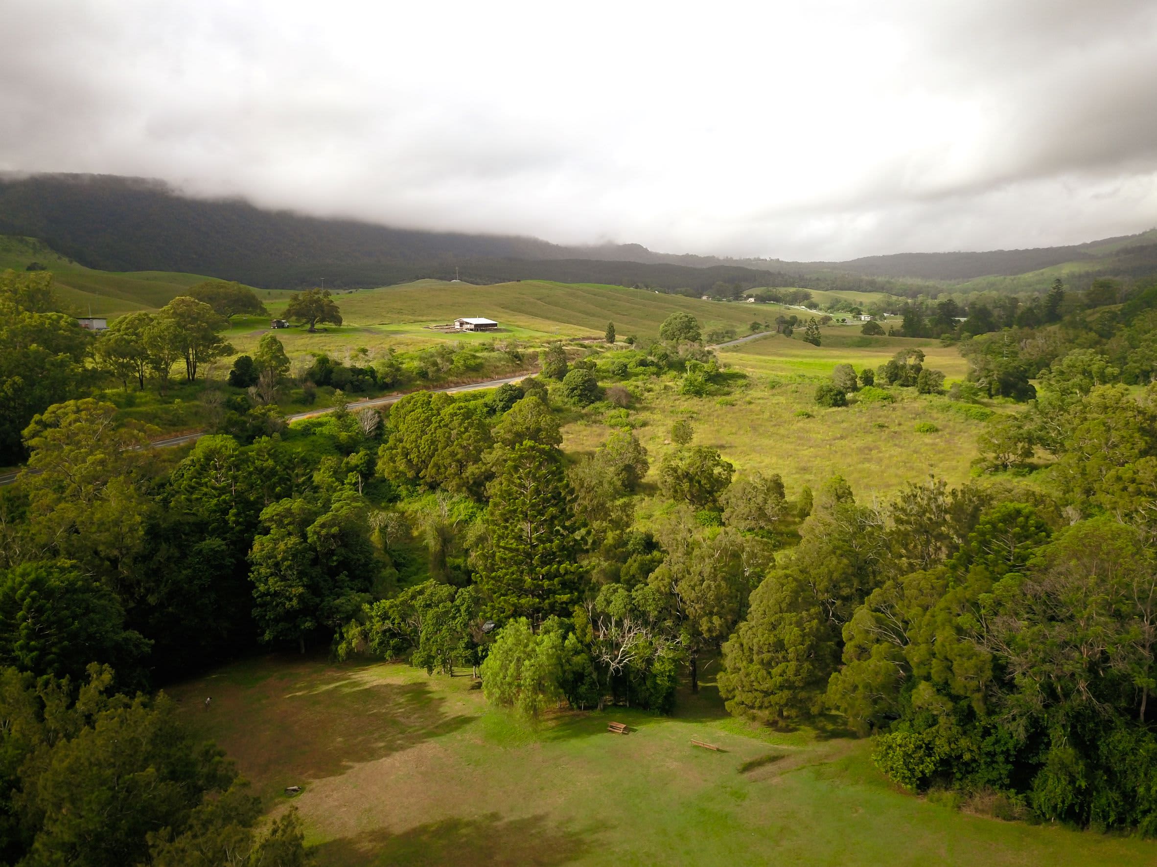 view of the campground and surrounding area