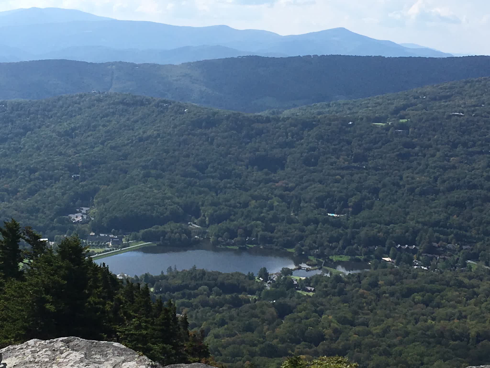 View from Grandfather Mountain bridge