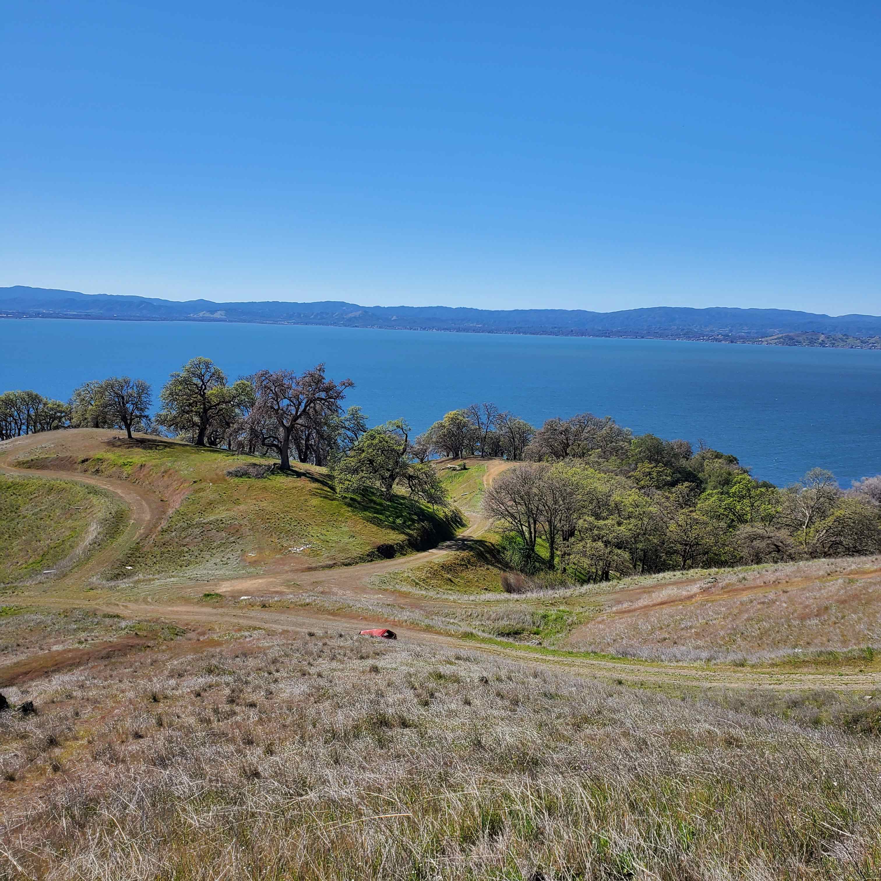View over lake